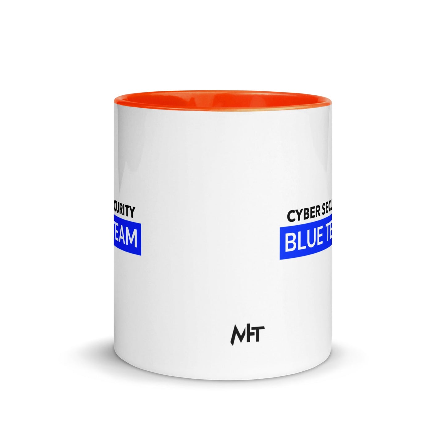 Cyber Security Blue Team V7 - Mug with Color Inside by DarkByteGear