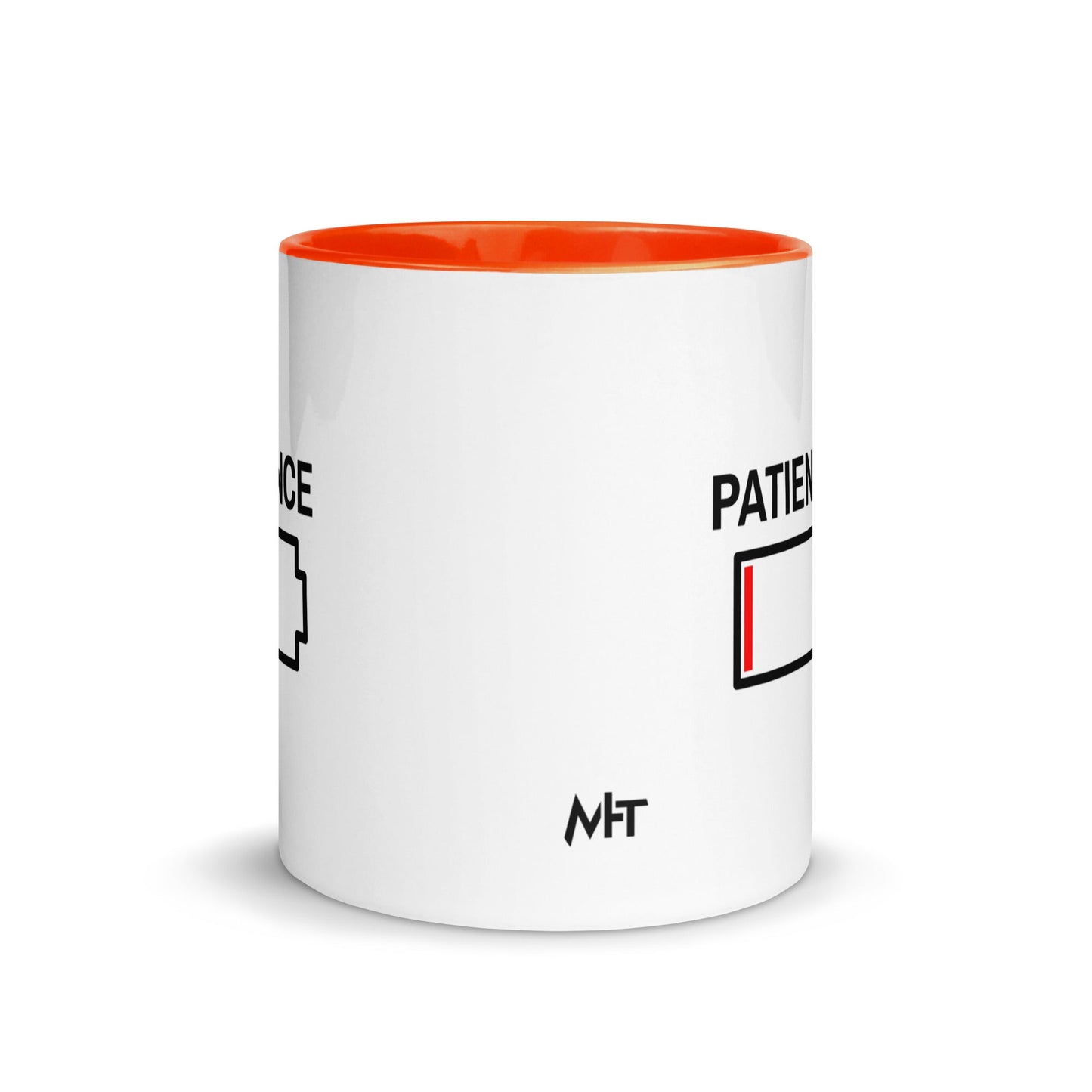 Patience - Mug with Color Inside by DarkByteGear