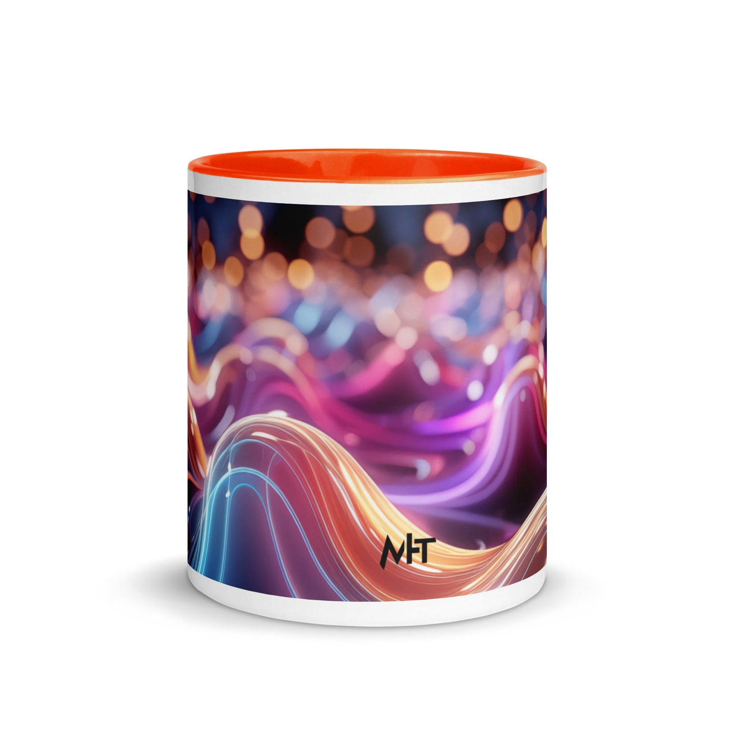 Neon AI - Mug with Color Inside by DarkByteGear