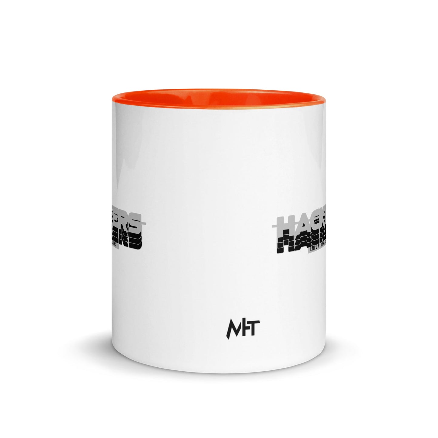 Hackers Empower Hackers V3 - Mug with Color Inside by DarkByteGear