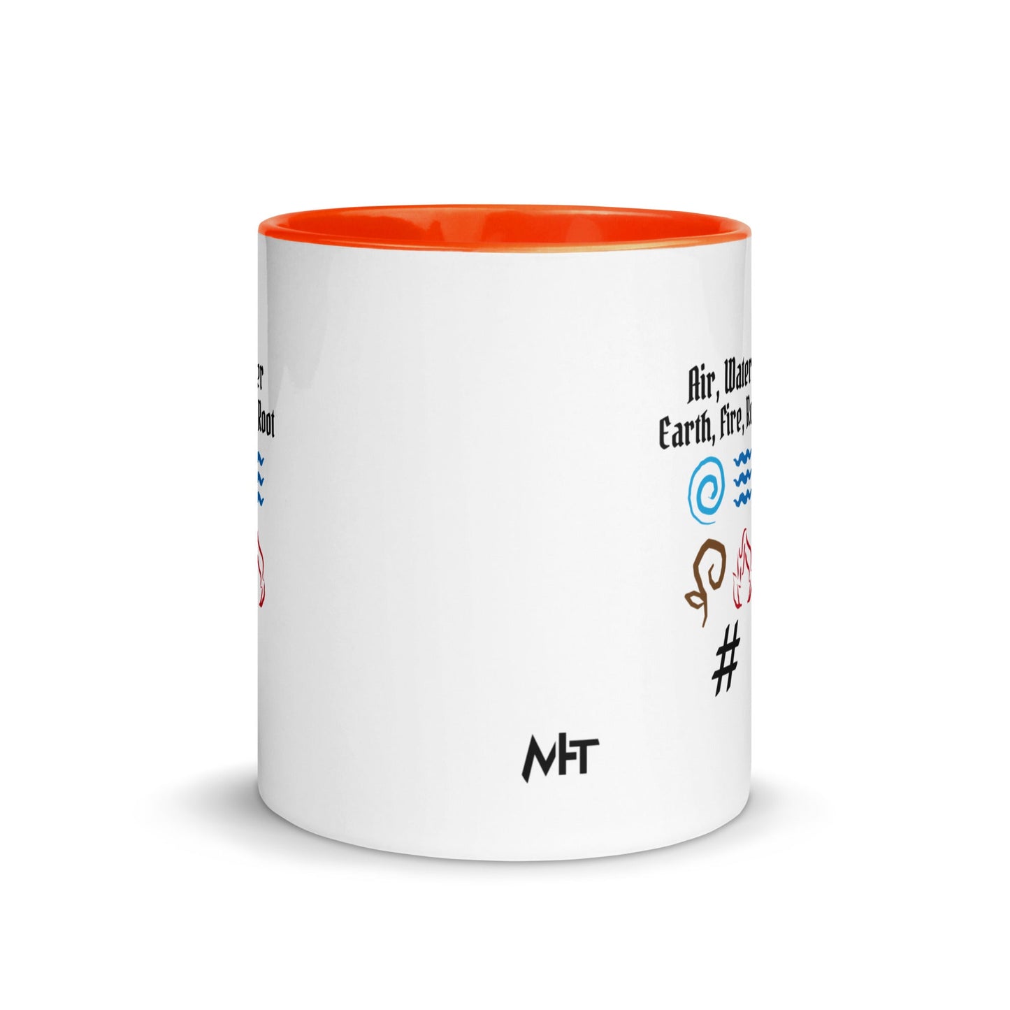 Air, Water, Earth, Fire, Root - Mug with Color Inside by DarkByteGear