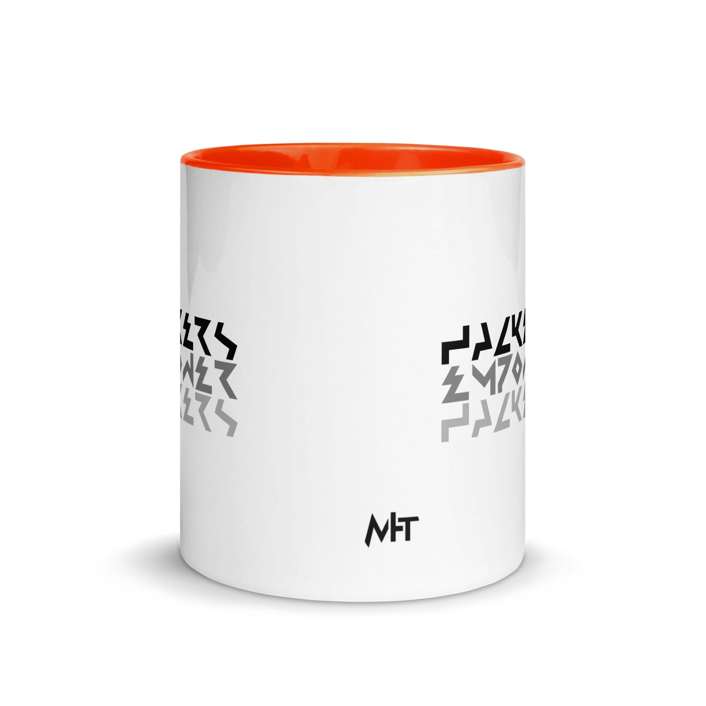 Hackers Empower Hackers V4 - Mug with Color Inside by DarkByteGear