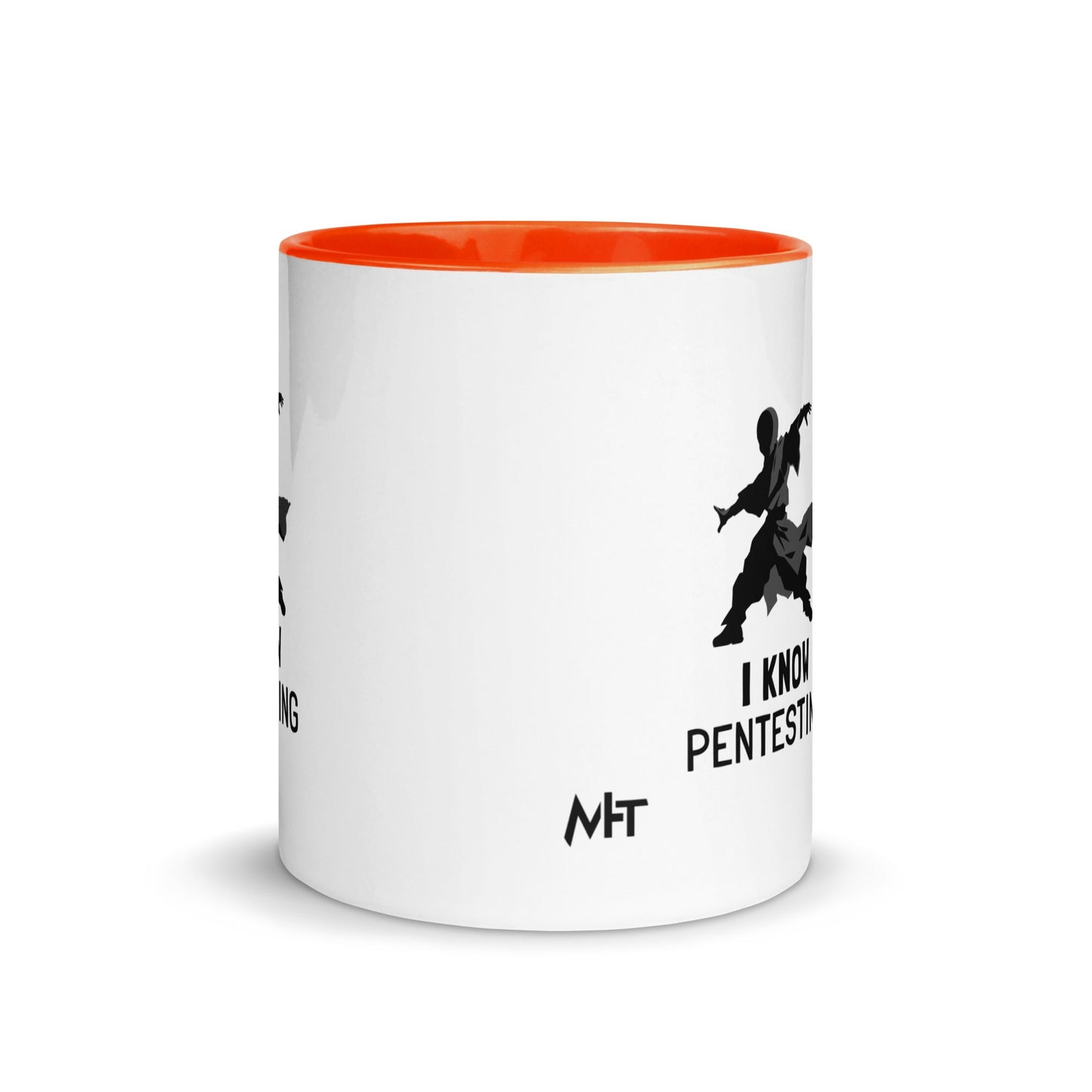 I Know Pentesting - Mug with Color Inside by DarkByteGear
