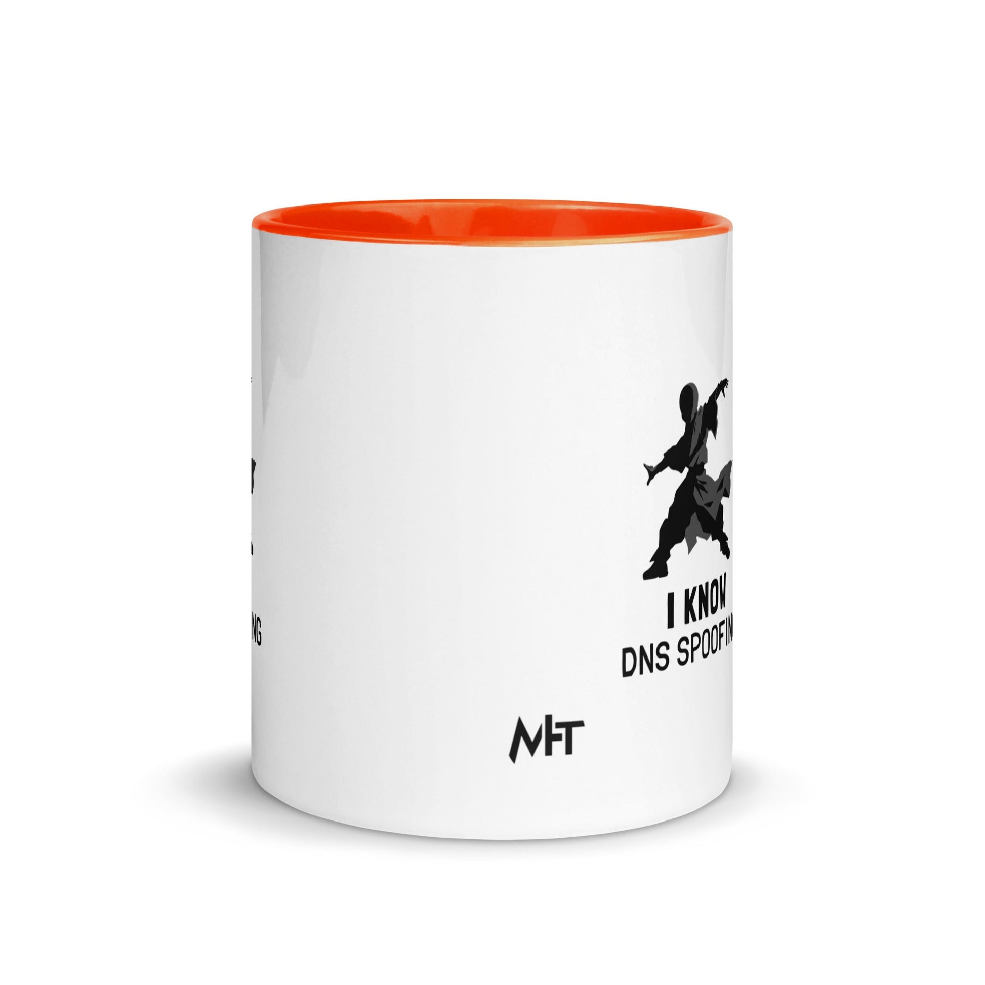 I Know DNS Spoofing - Mug with Color Inside by DarkByteGear
