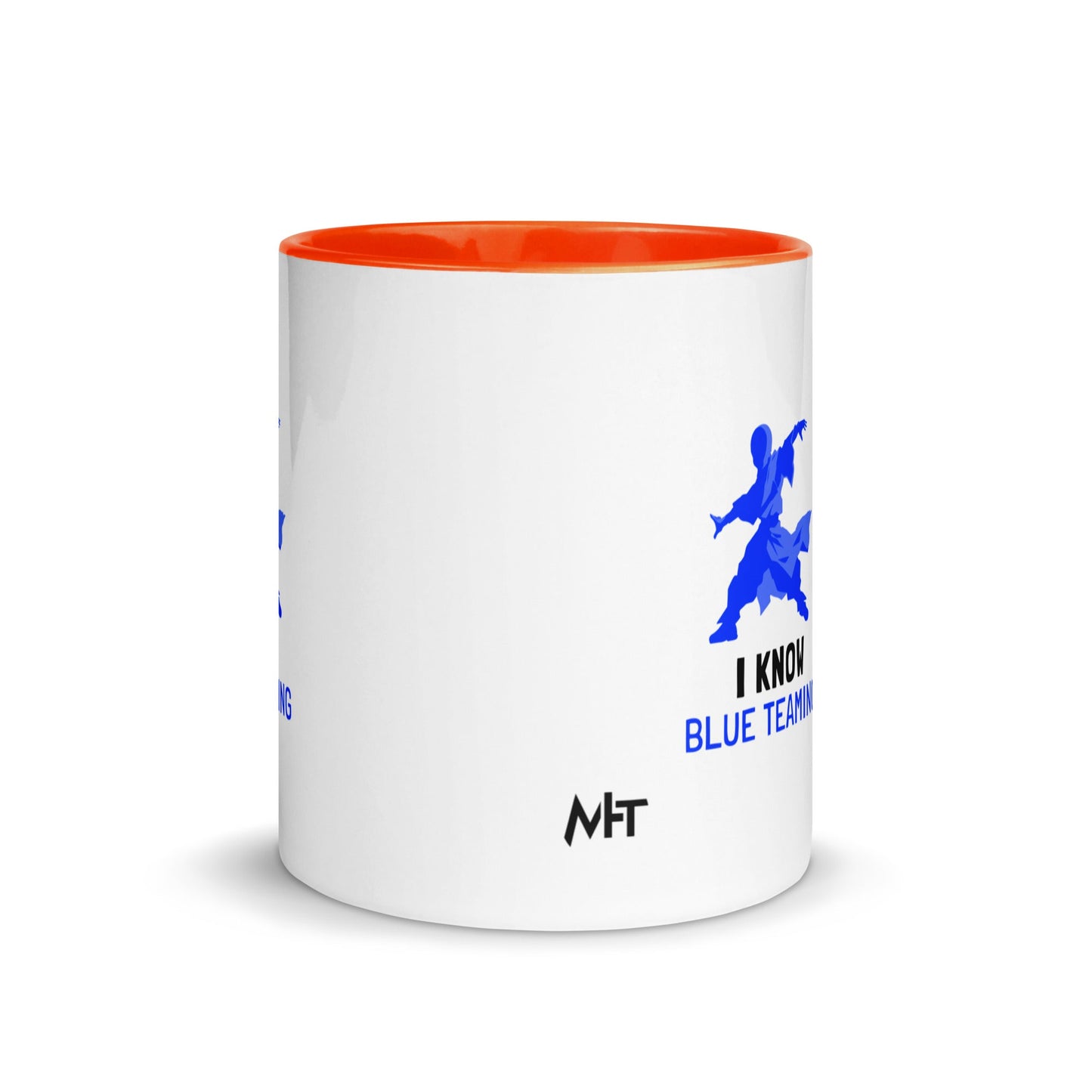 I Know Blue Teaming - Mug with Color Inside by DarkByteGear
