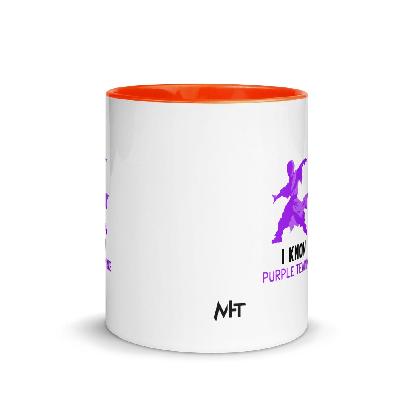 I Know Purple Teaming - Mug with Color Inside by DarkByteGear