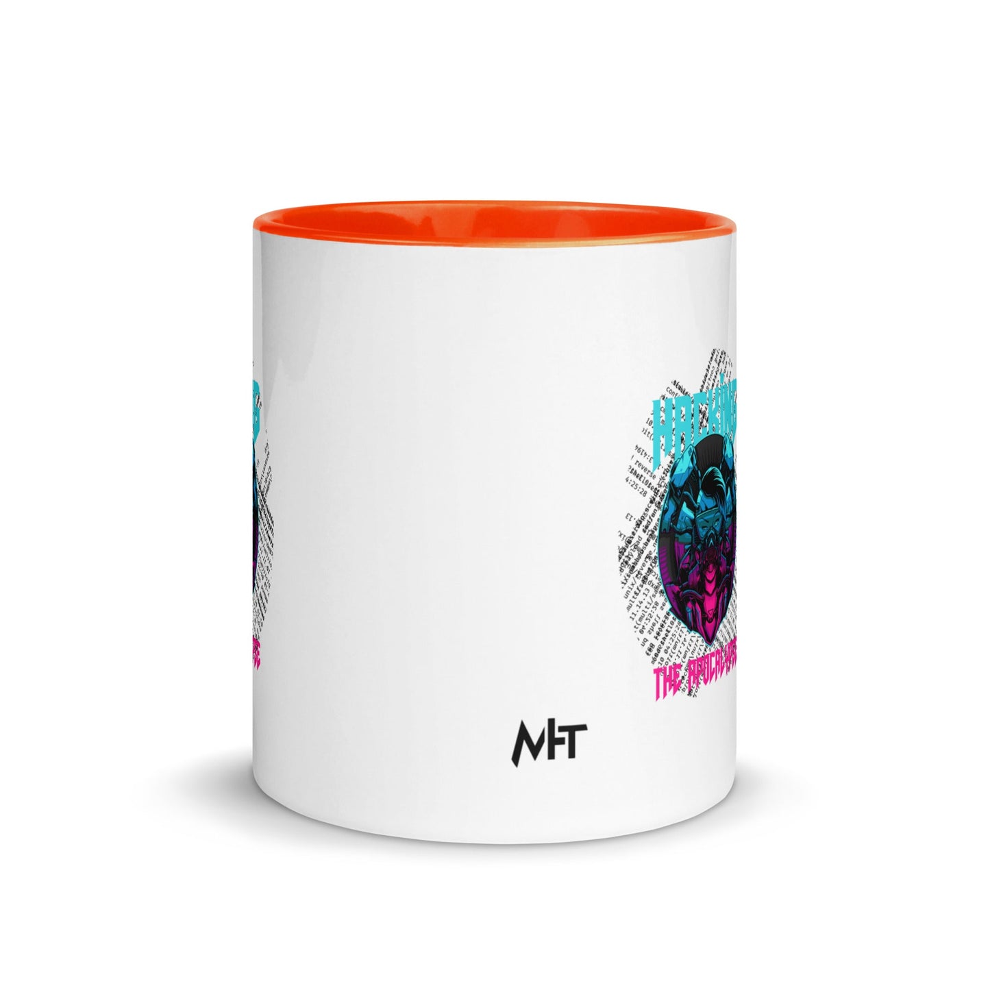 Hacking the apocalypse V2 - Mug with Color Inside by DarkByteGear