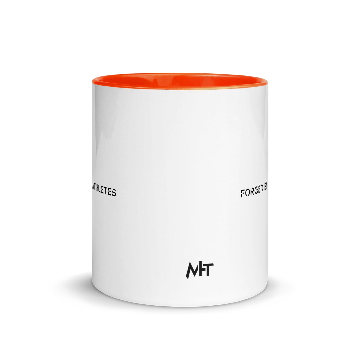 Forged by Athletes - Mug with Color Inside by DarkByteGear