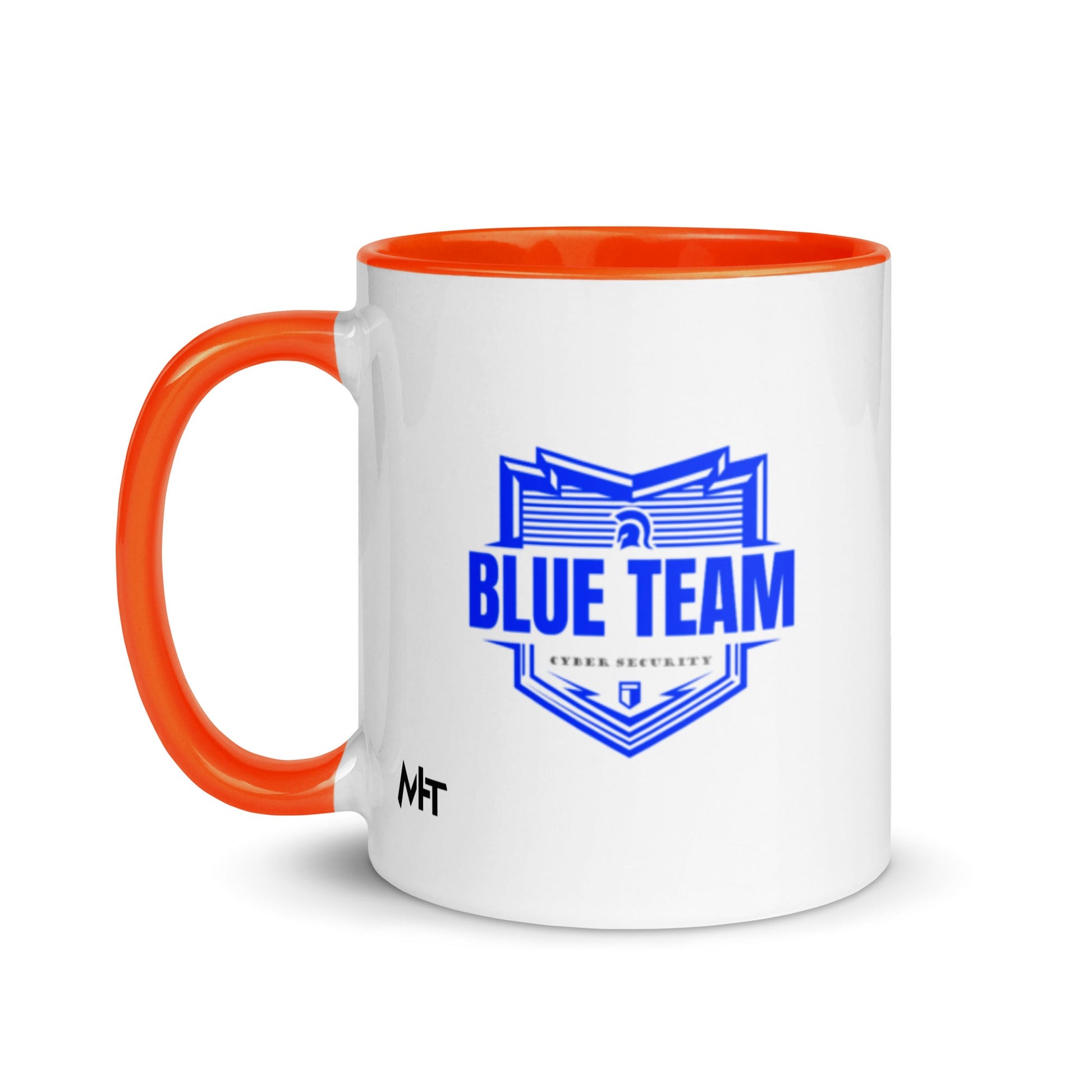 Cyber Security Blue Team - Mug with Color Inside by DarkByteGear