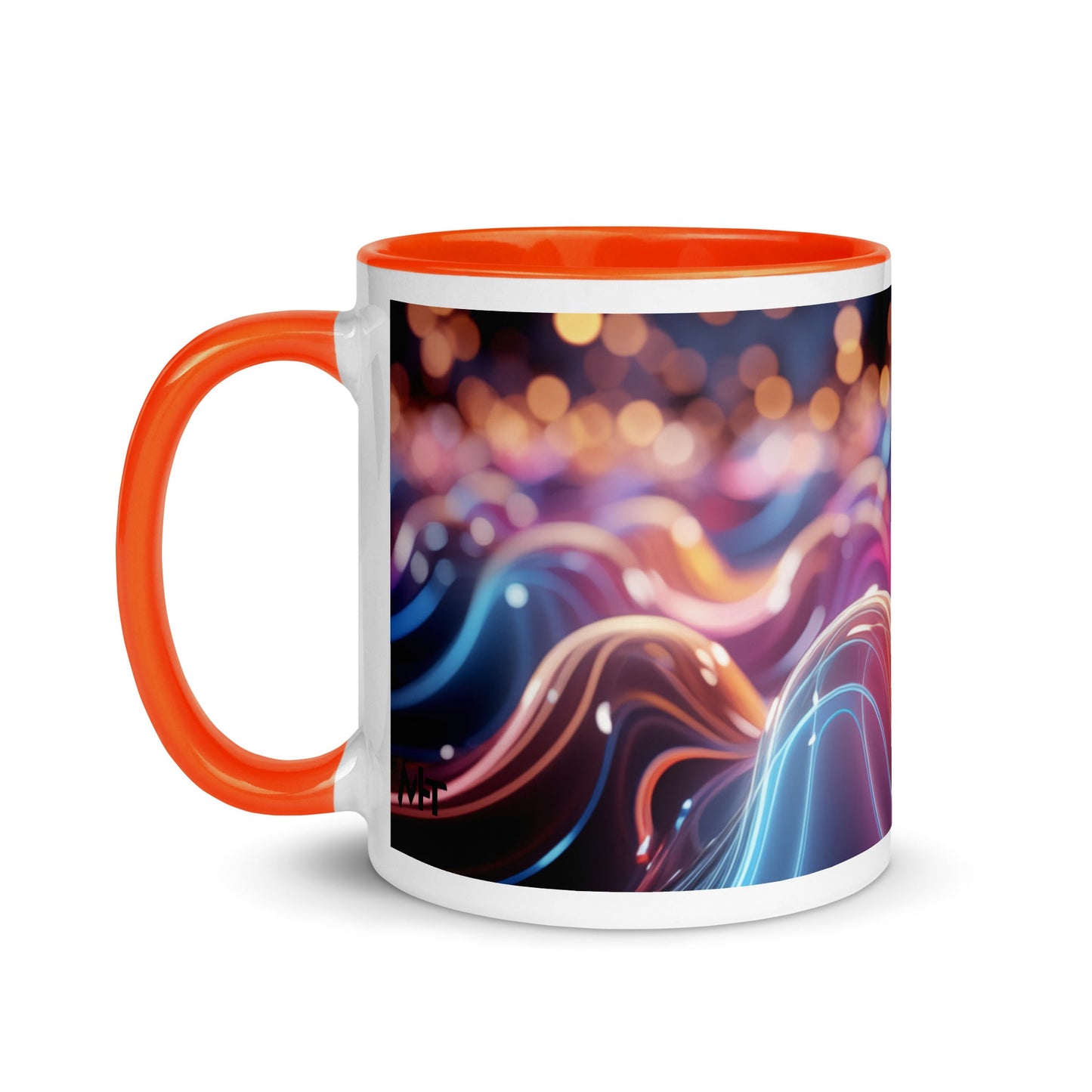 Neon AI - Mug with Color Inside by DarkByteGear