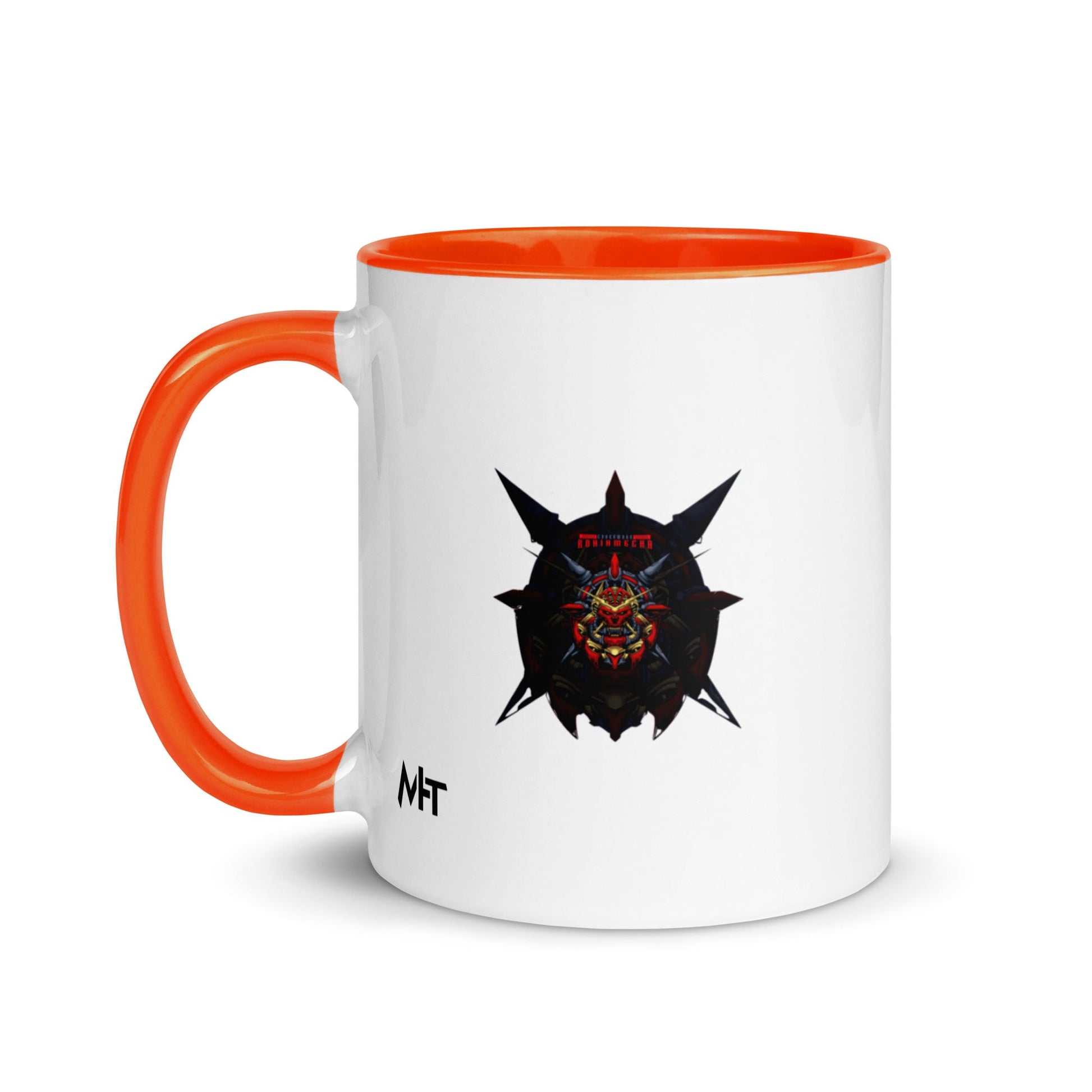 Cyberware Ronin Mecha - Mug with Color Inside by DarkByteGear