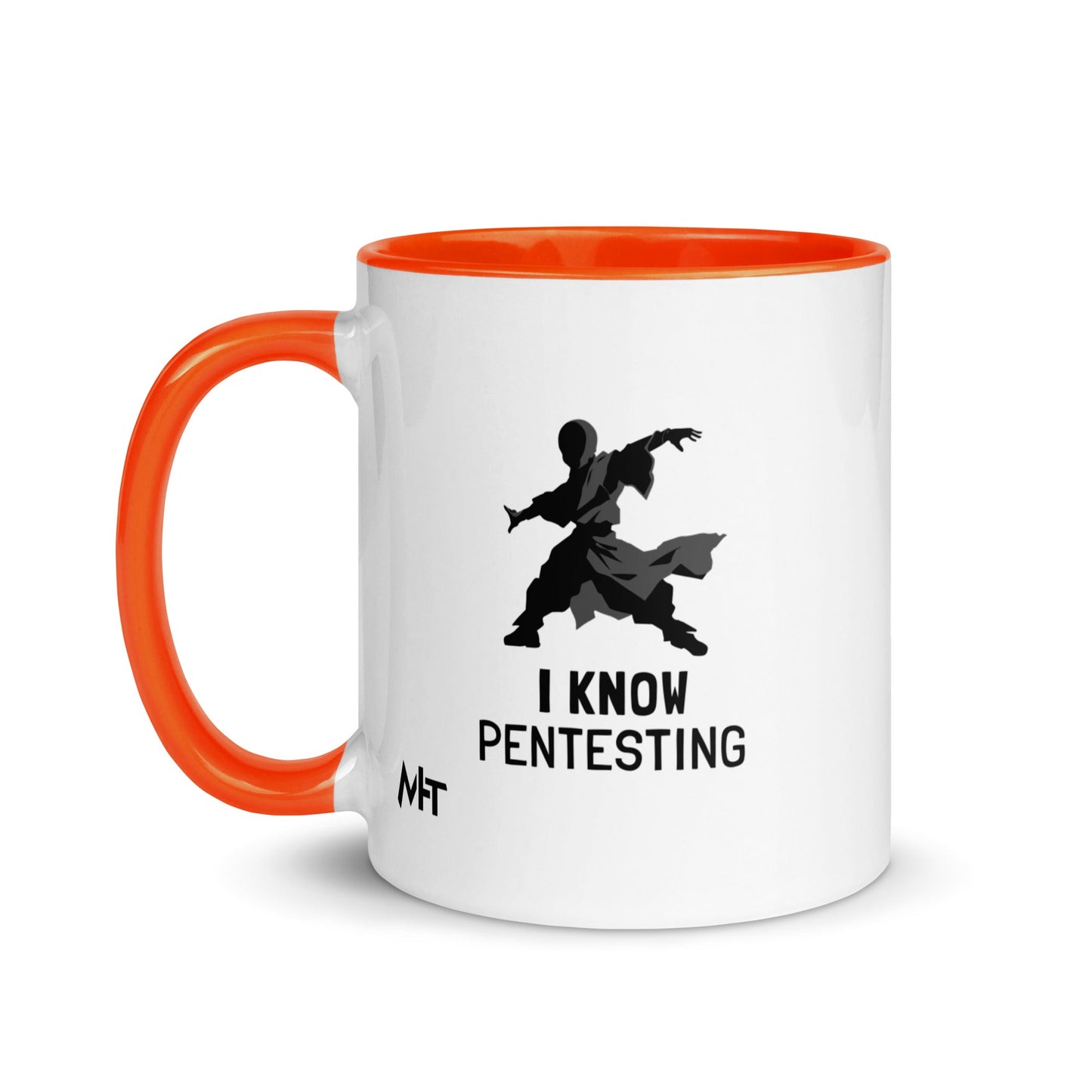 I Know Pentesting - Mug with Color Inside by DarkByteGear