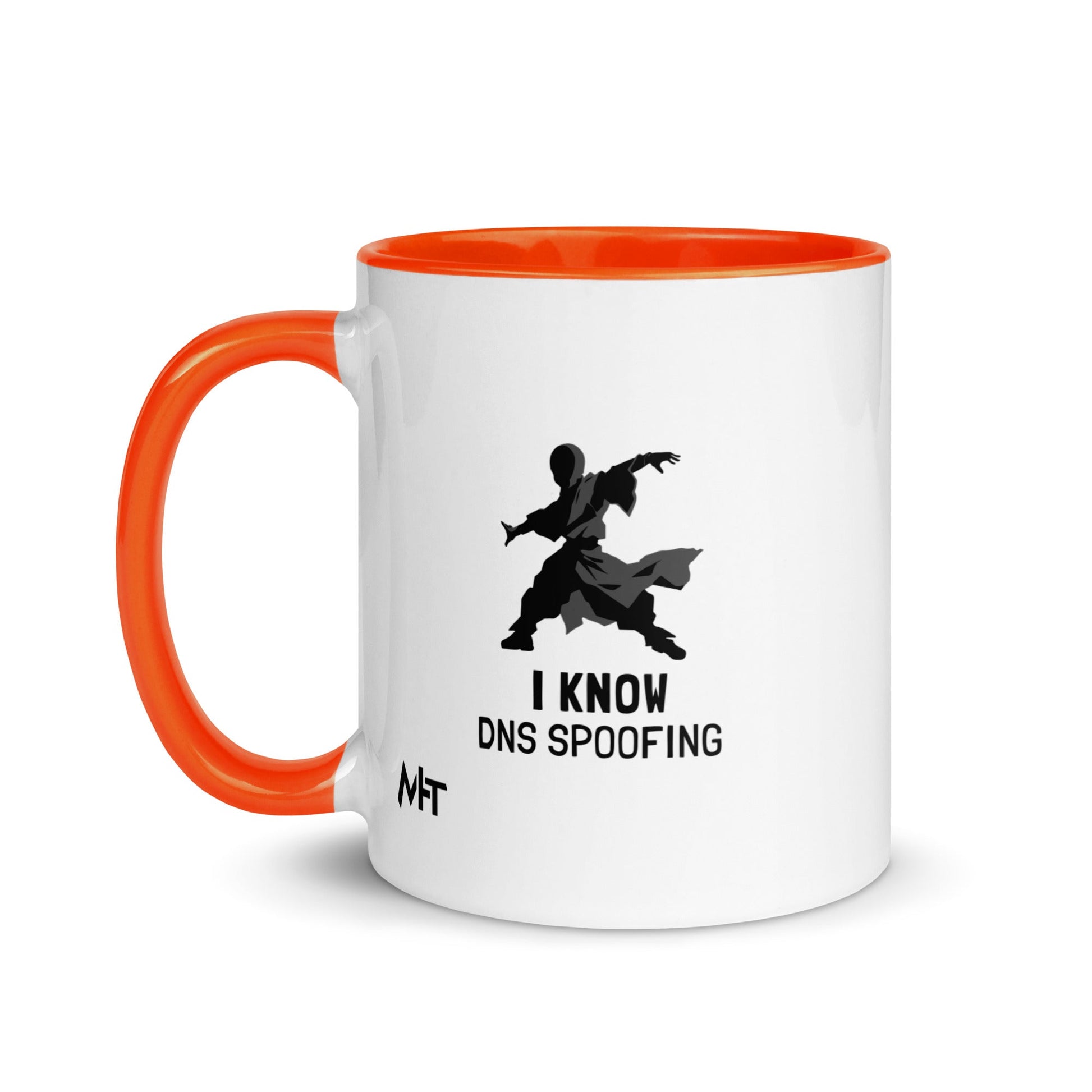 I Know DNS Spoofing - Mug with Color Inside by DarkByteGear