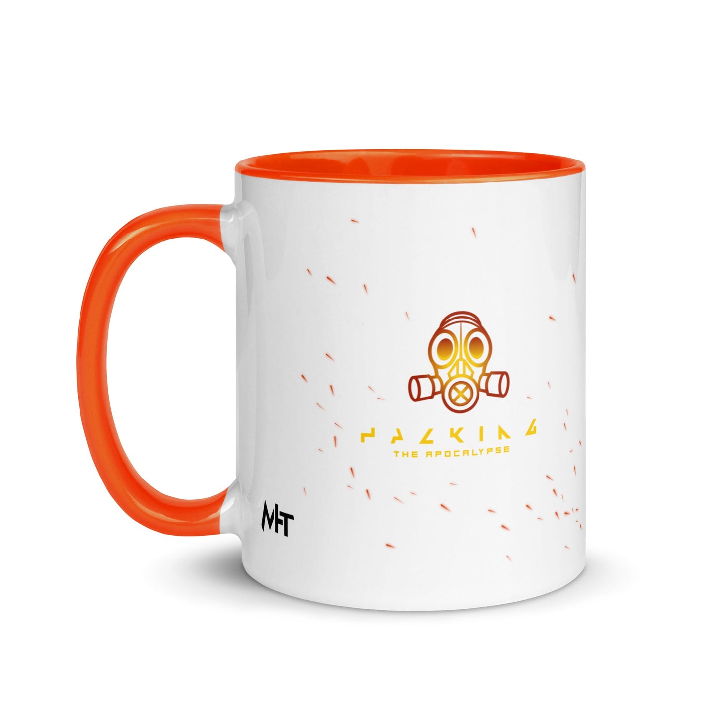 Hacking the apocalypse - Mug with Color Inside by DarkByteGear