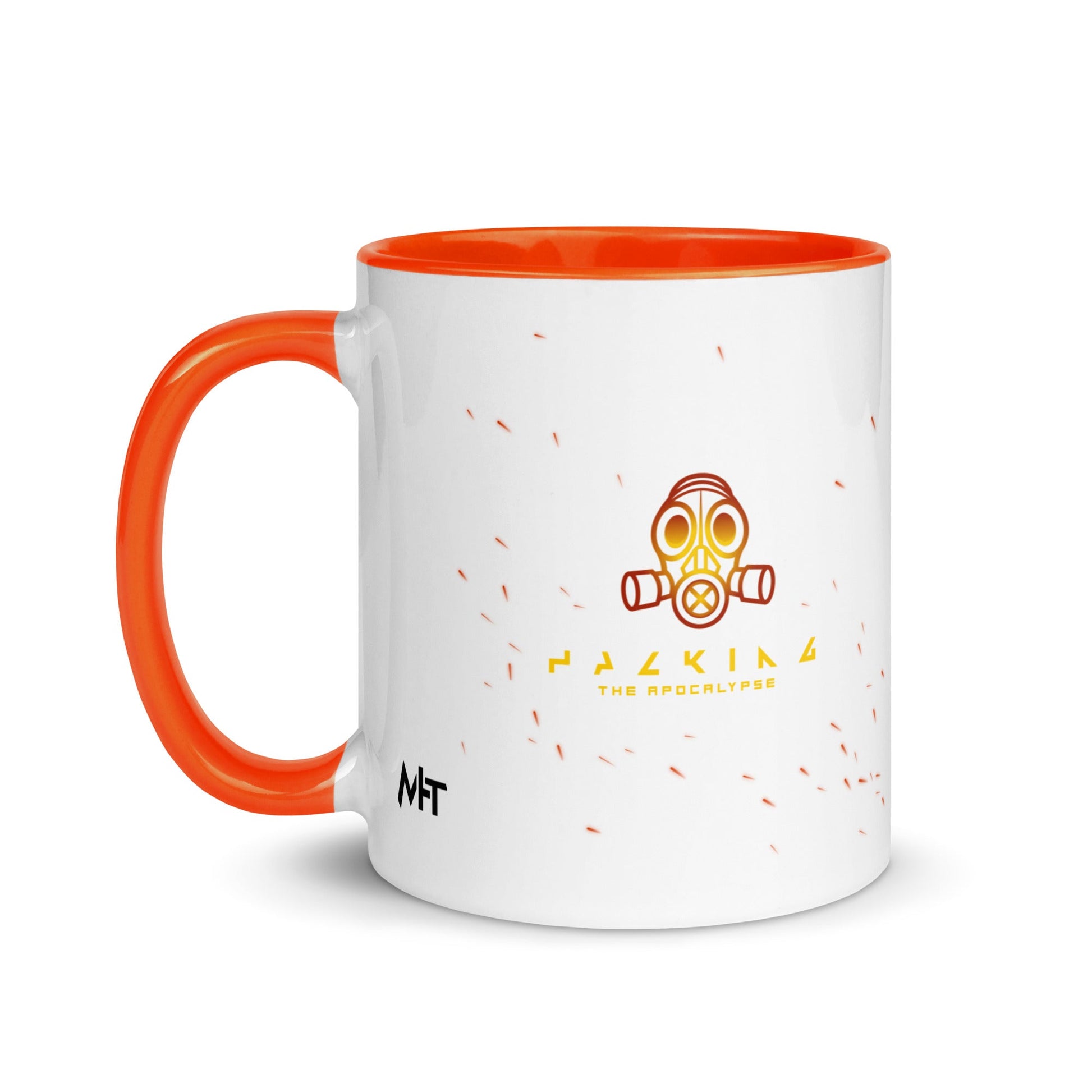 Hacking the apocalypse - Mug with Color Inside by DarkByteGear