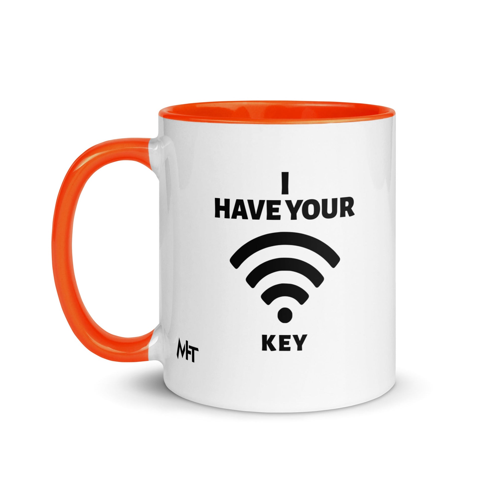I have your Wi-Fi password - Mug with Color Inside by DarkByteGear