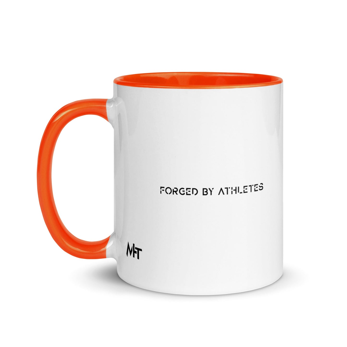 Forged by Athletes - Mug with Color Inside by DarkByteGear