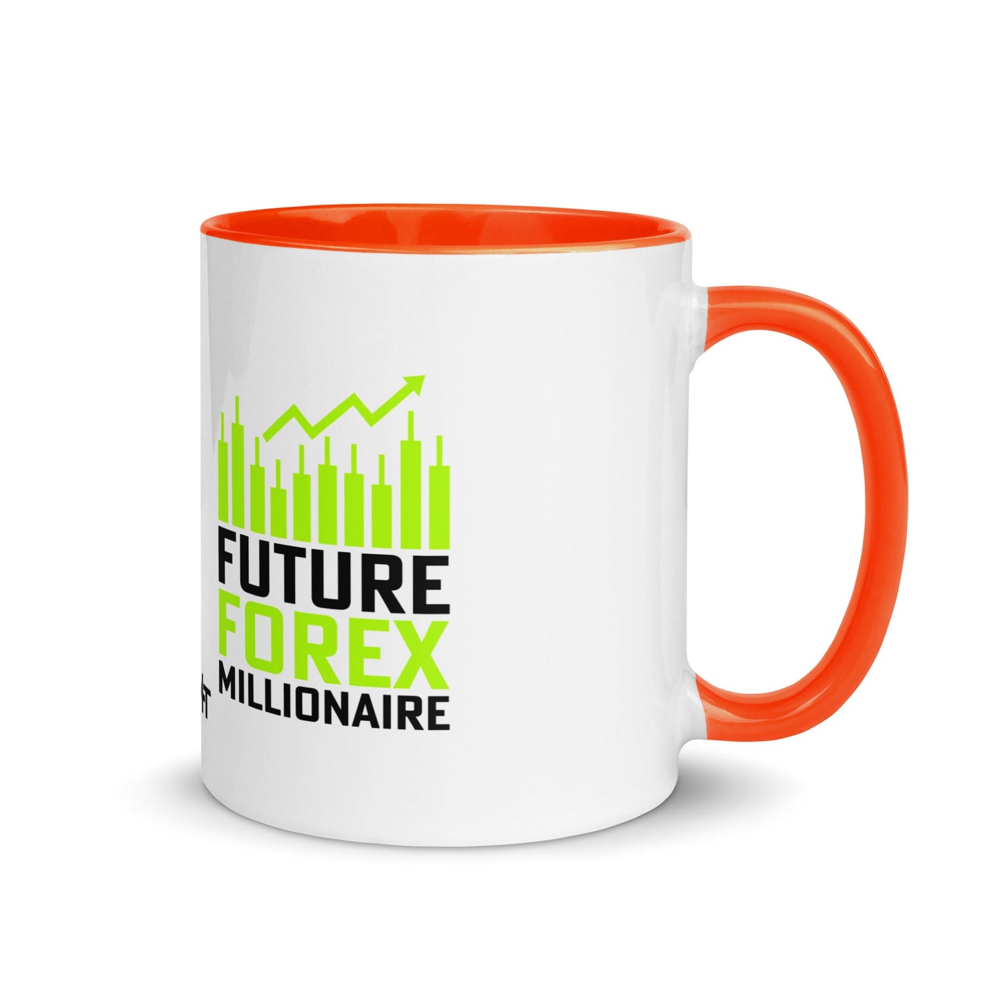 Future Forex Millionaire in Dark Text - Mug with Color Inside by DarkByteGear