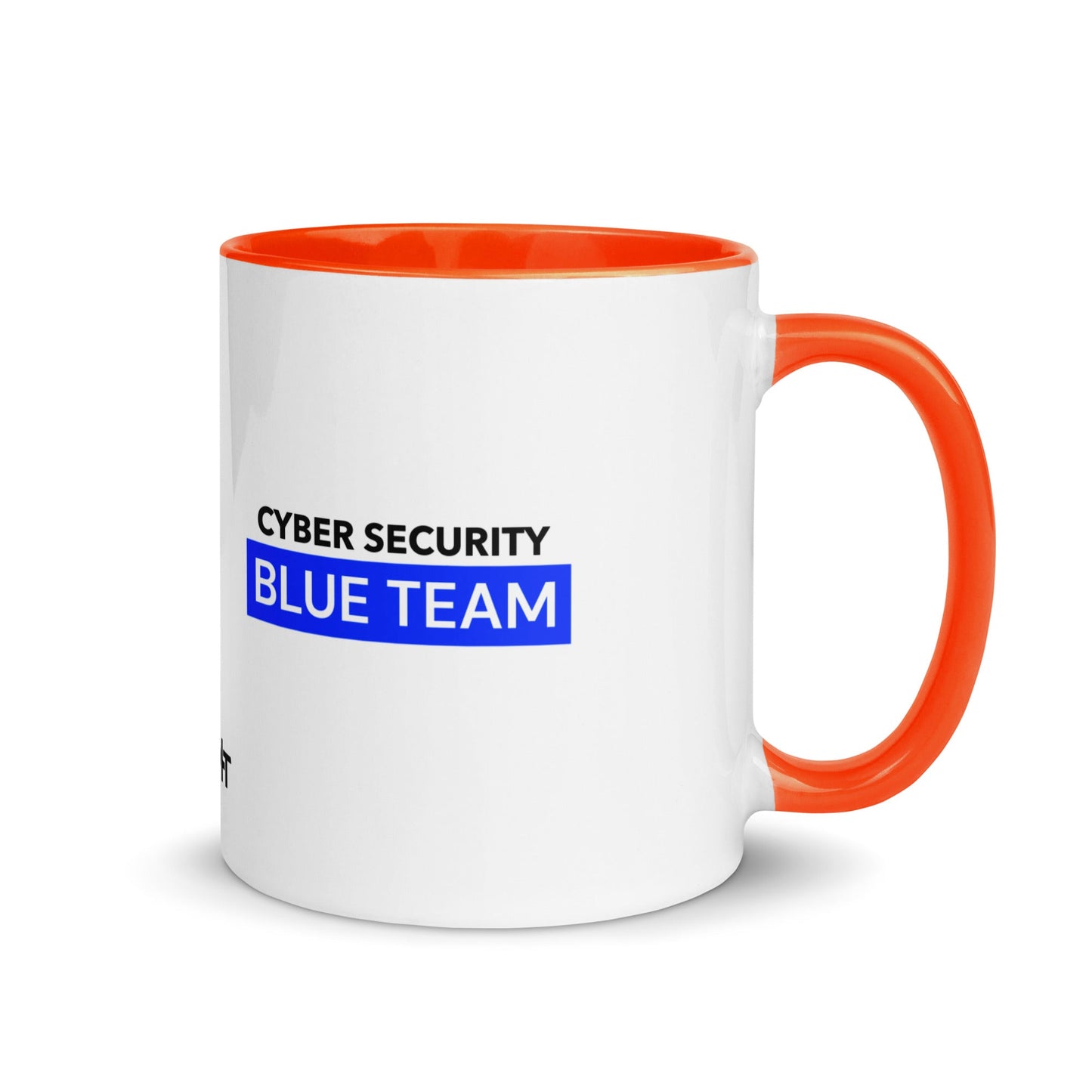Cyber Security Blue Team V7 - Mug with Color Inside by DarkByteGear