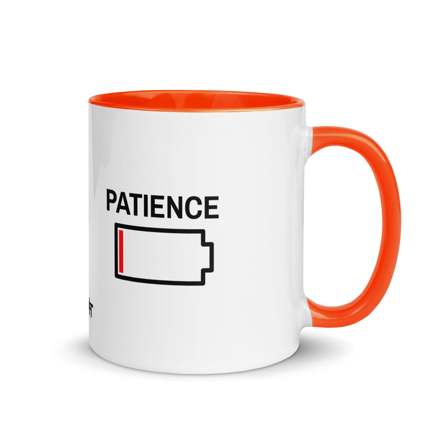Patience - Mug with Color Inside by DarkByteGear