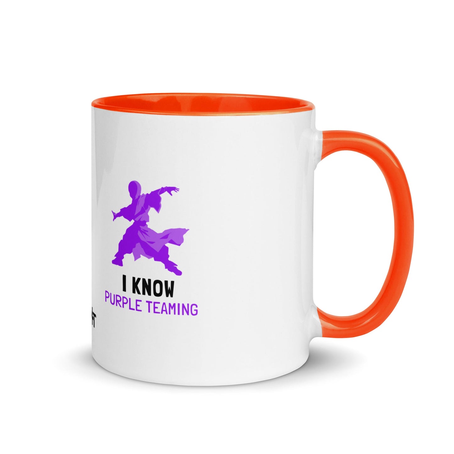I Know Purple Teaming - Mug with Color Inside by DarkByteGear