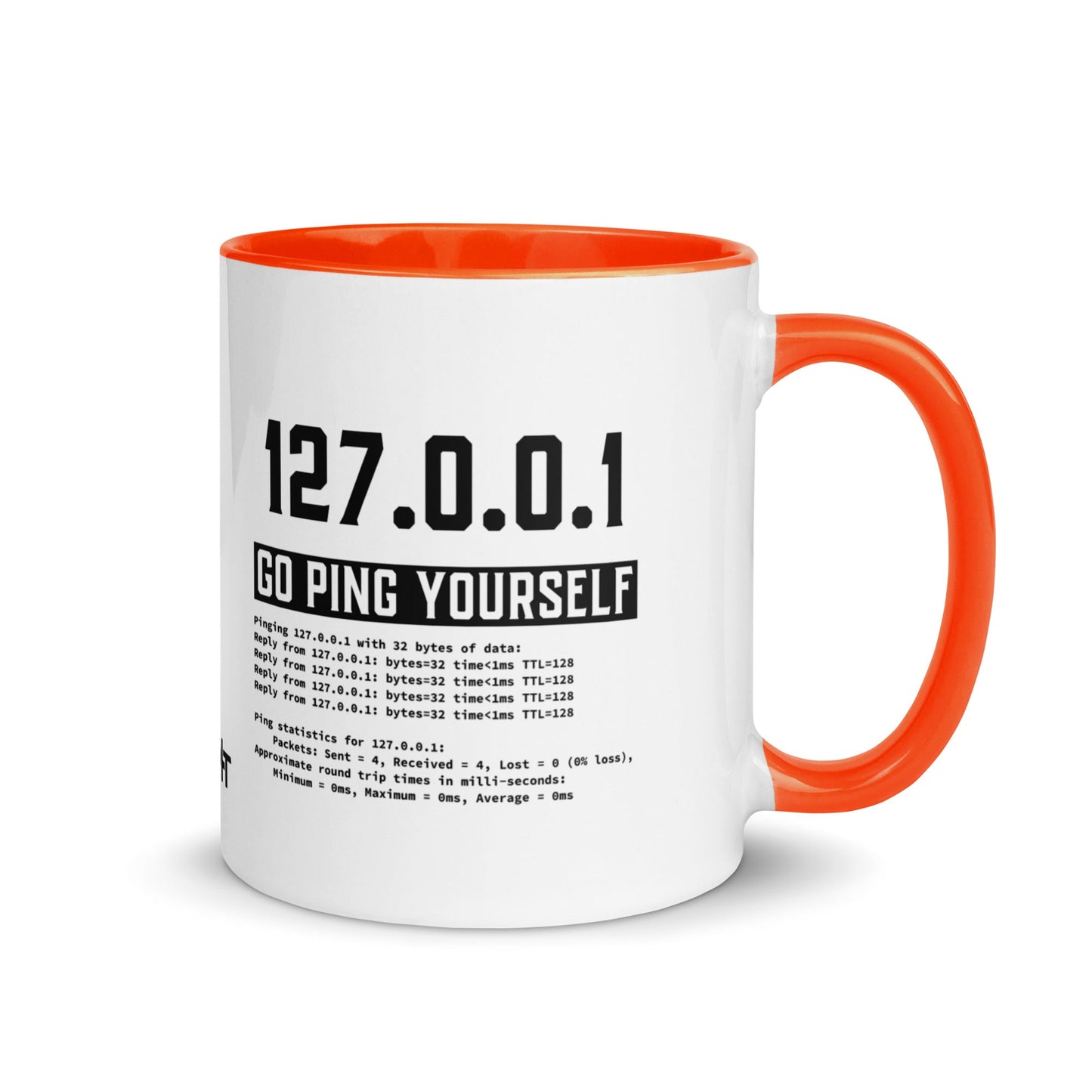 Go ping yourself - Mug with Color Inside by DarkByteGear