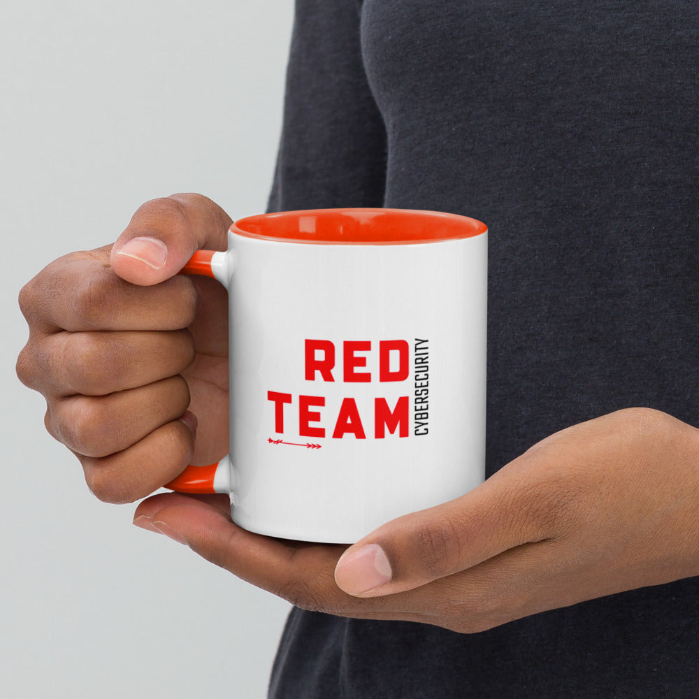 Cyber Security Red Team v7 - Mug with Color Inside by DarkByteGear