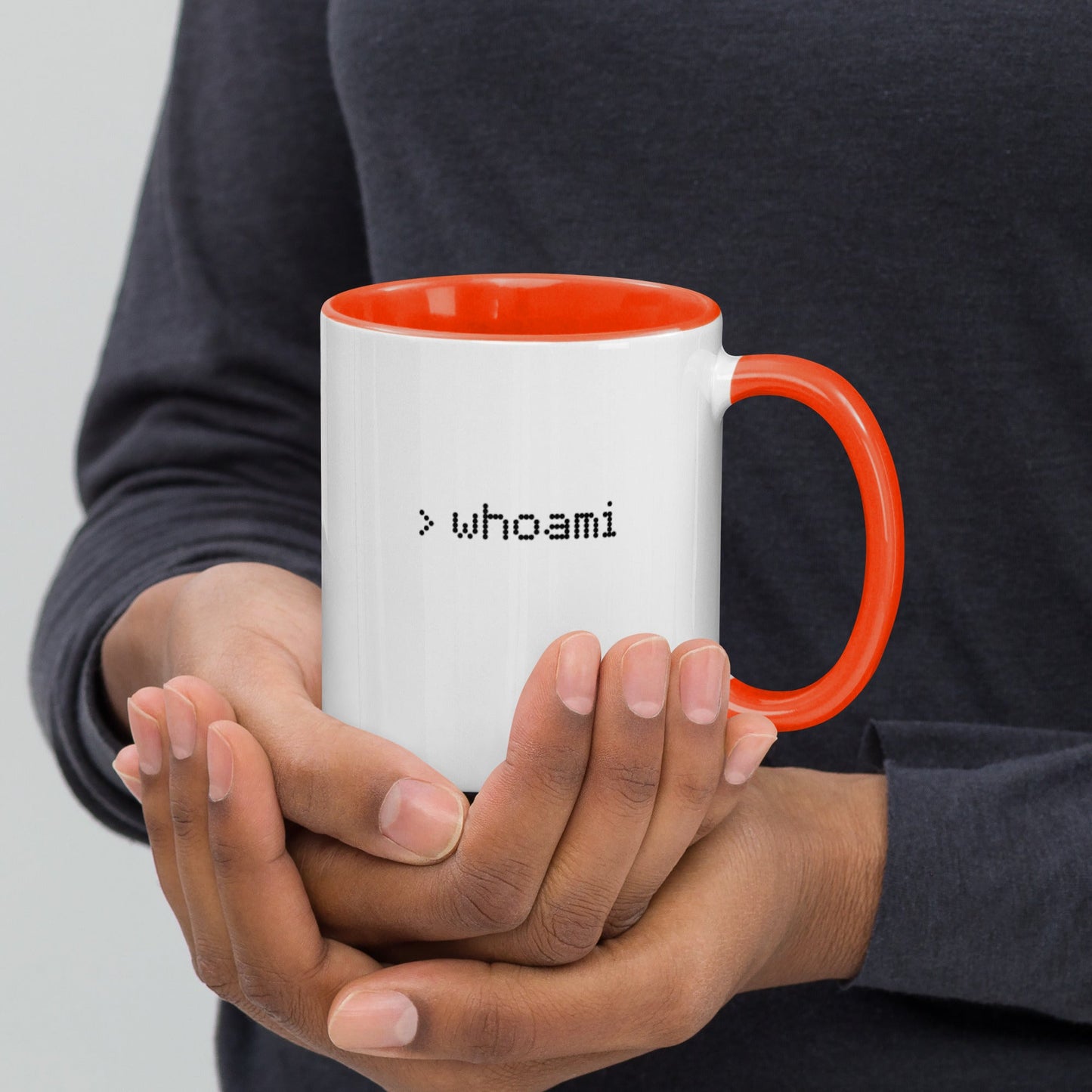 Whoami - Mug with Color Inside by DarkByteGear