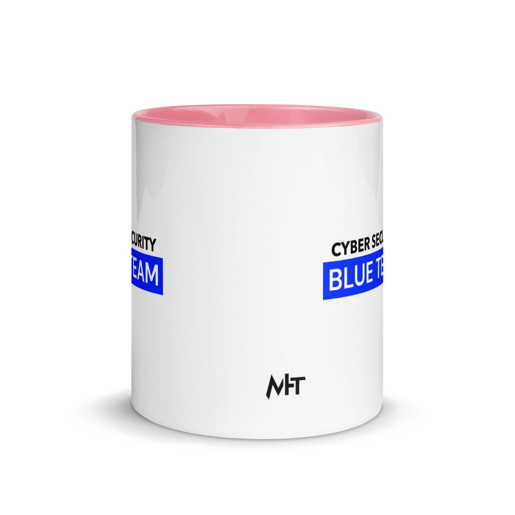 Cyber Security Blue Team V7 - Mug with Color Inside by DarkByteGear