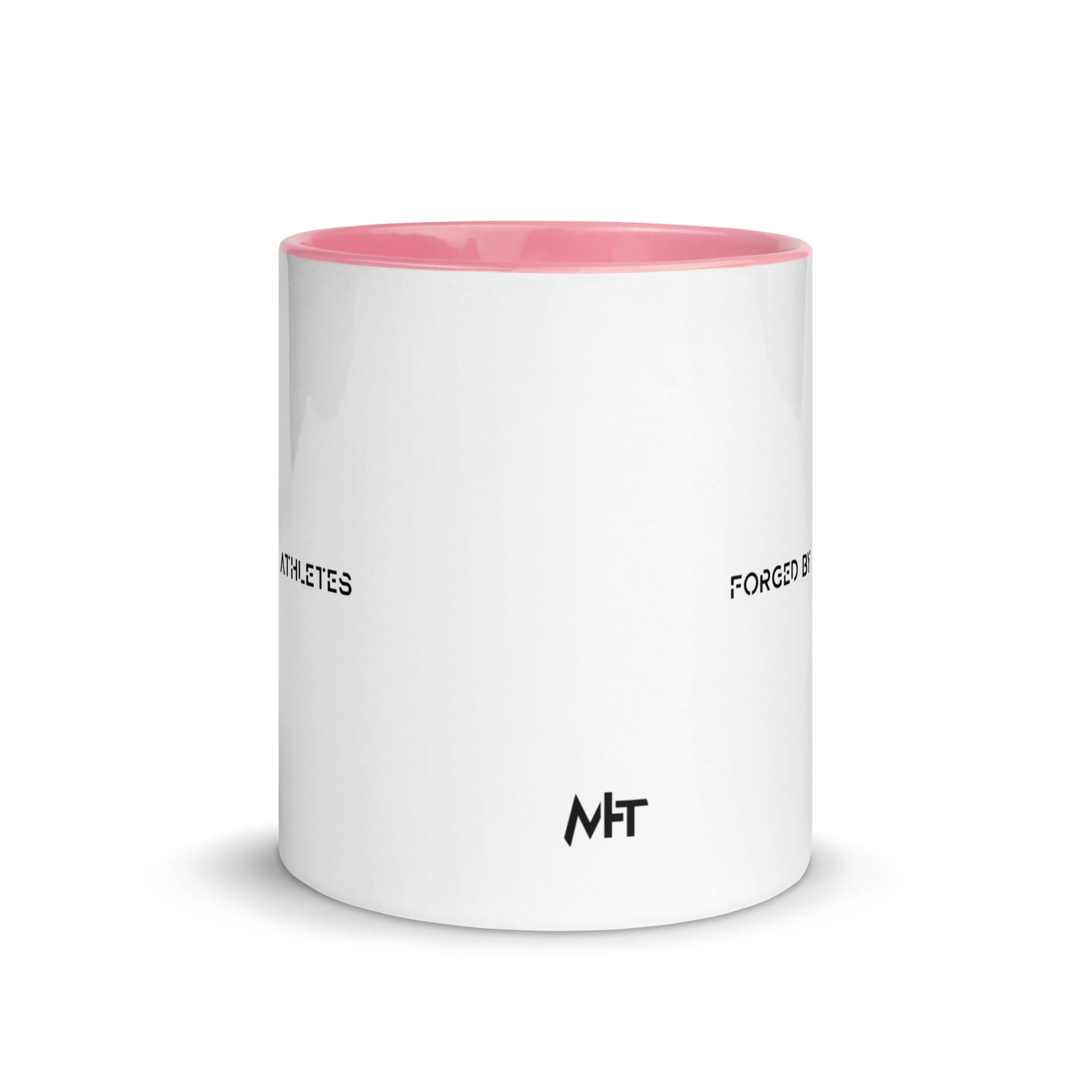 Forged by Athletes - Mug with Color Inside by DarkByteGear