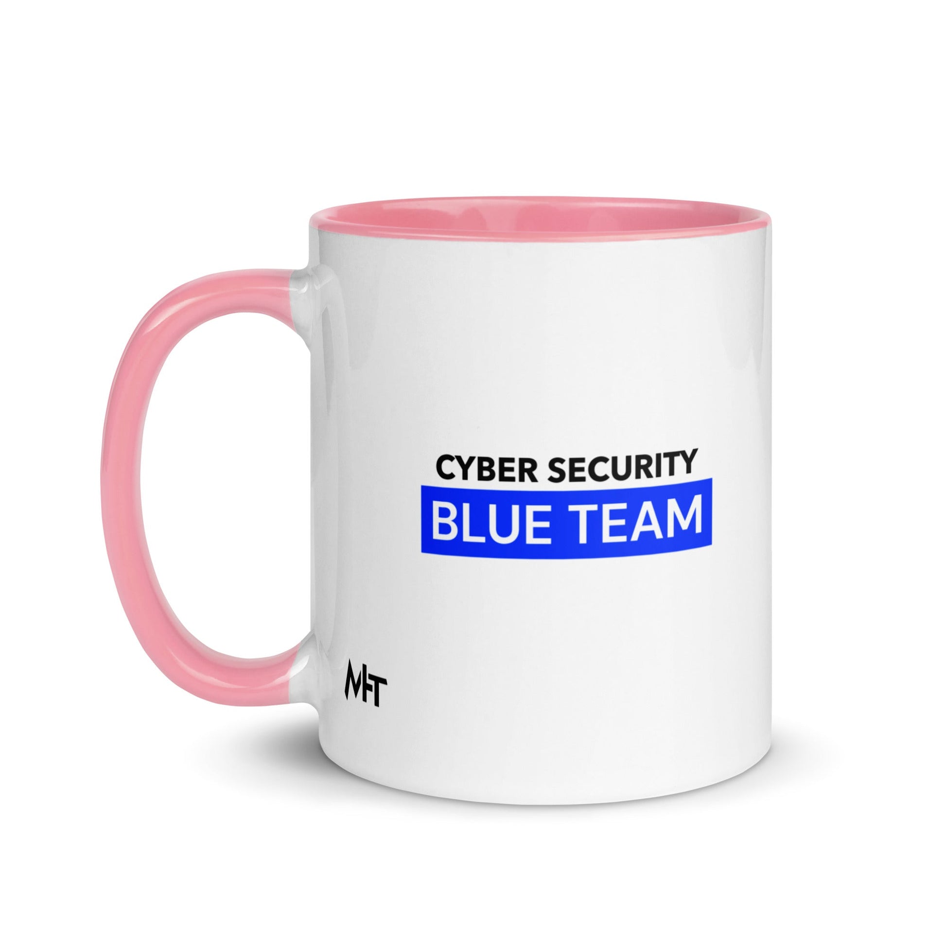 Cyber Security Blue Team V7 - Mug with Color Inside by DarkByteGear