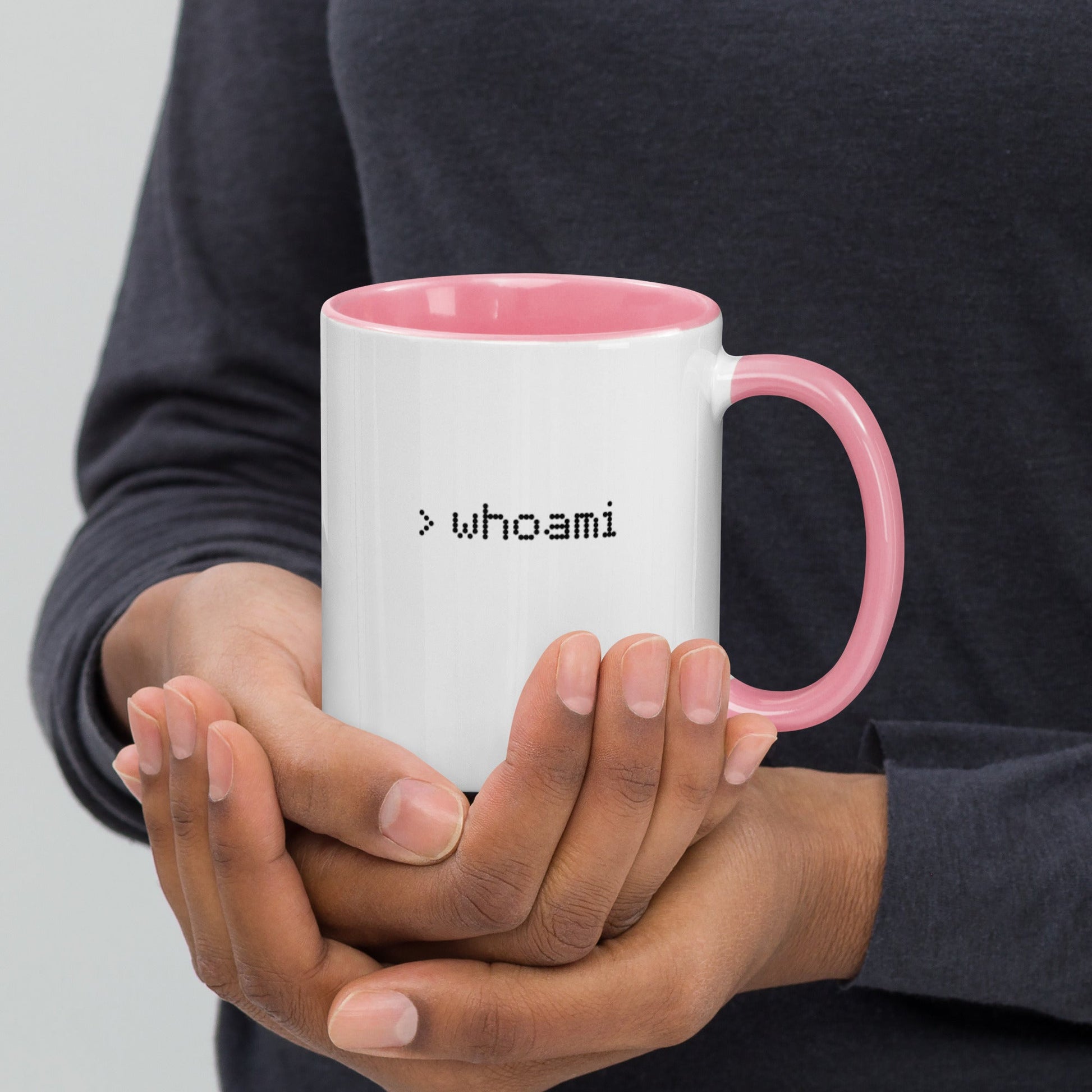 Whoami - Mug with Color Inside by DarkByteGear