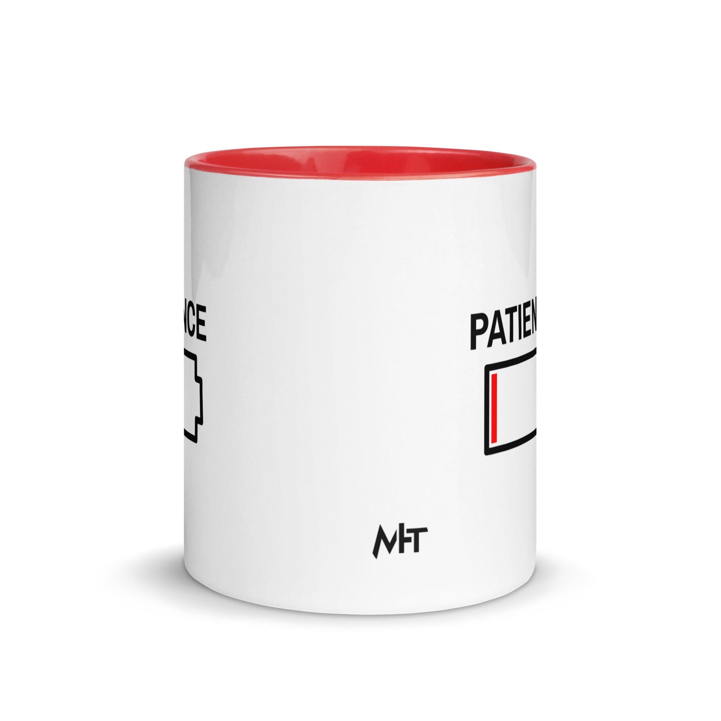 Patience - Mug with Color Inside by DarkByteGear