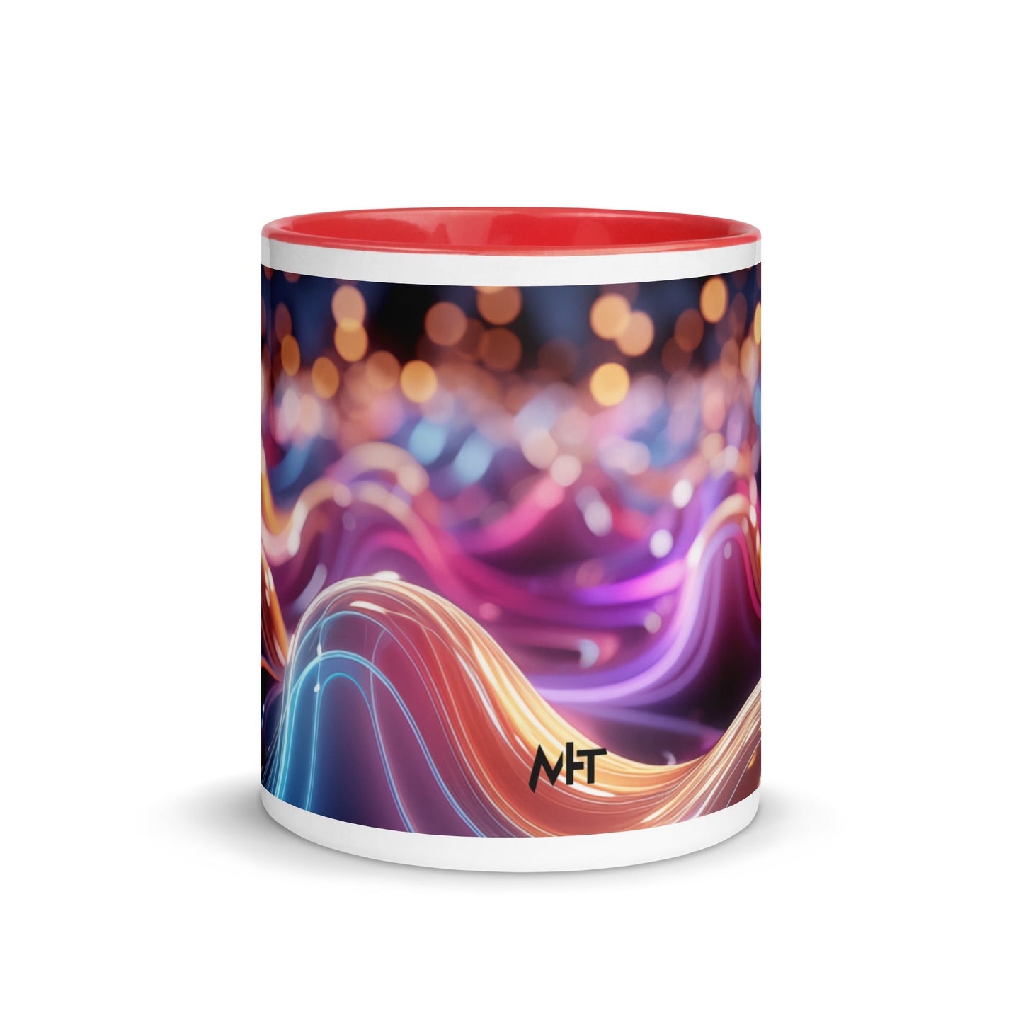 Neon AI - Mug with Color Inside by DarkByteGear