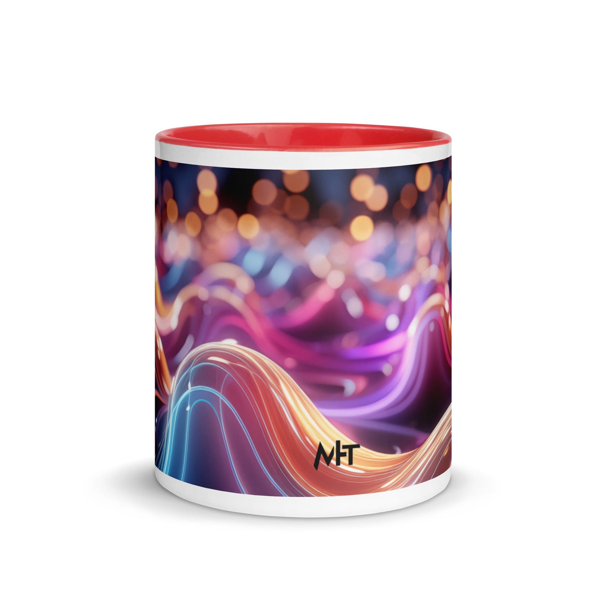 Neon AI - Mug with Color Inside by DarkByteGear