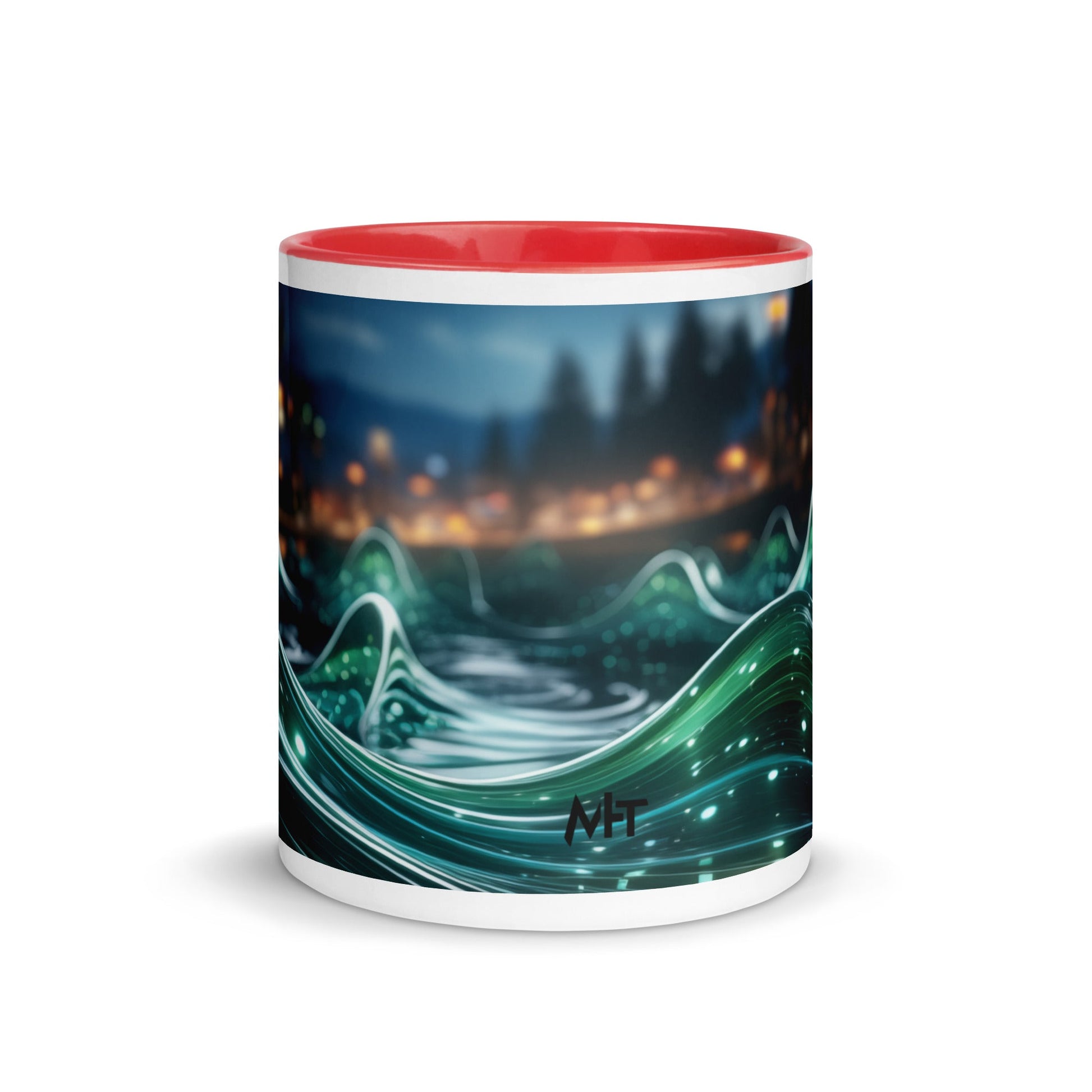 Neon AI V1 - Mug with Color Inside by DarkByteGear