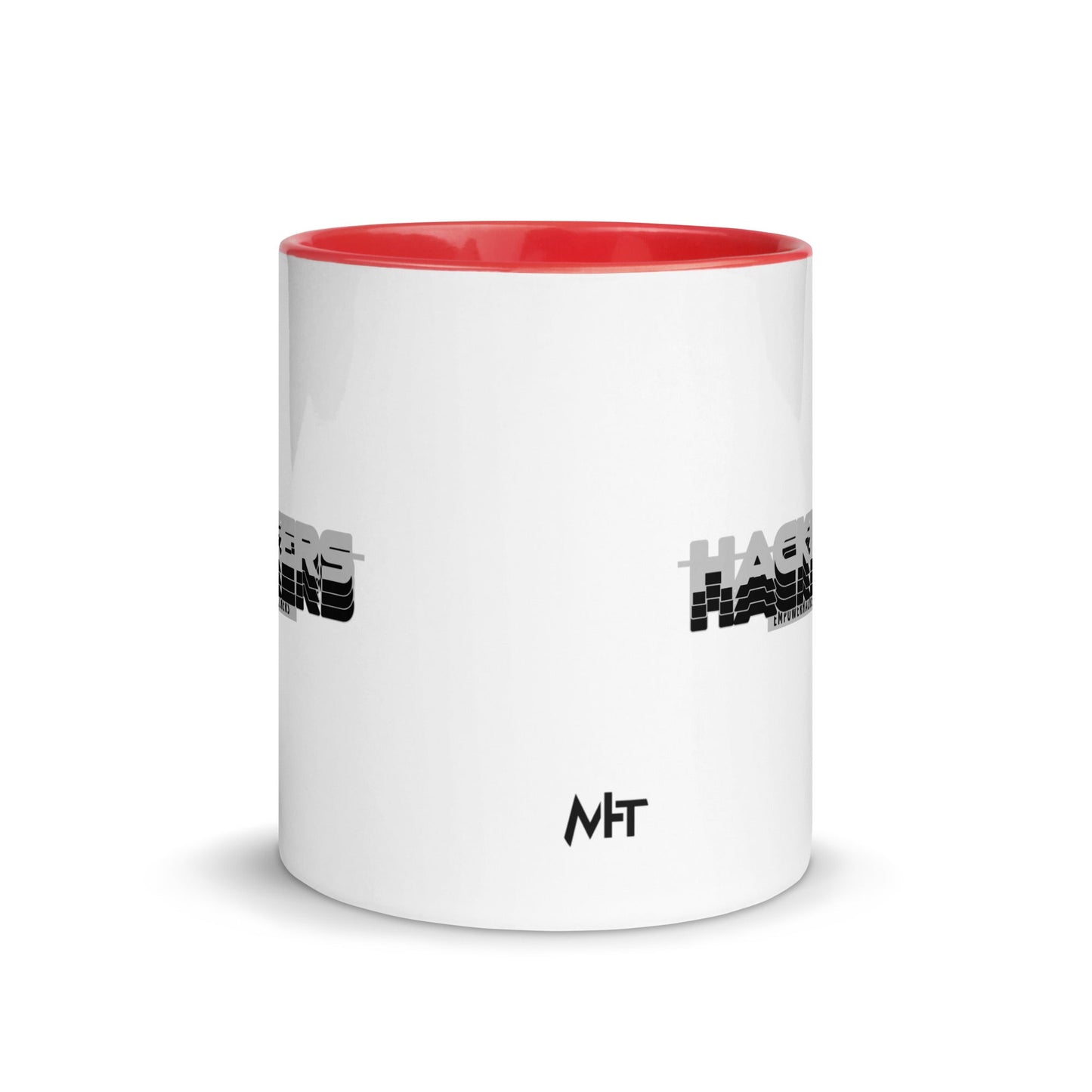Hackers Empower Hackers V3 - Mug with Color Inside by DarkByteGear
