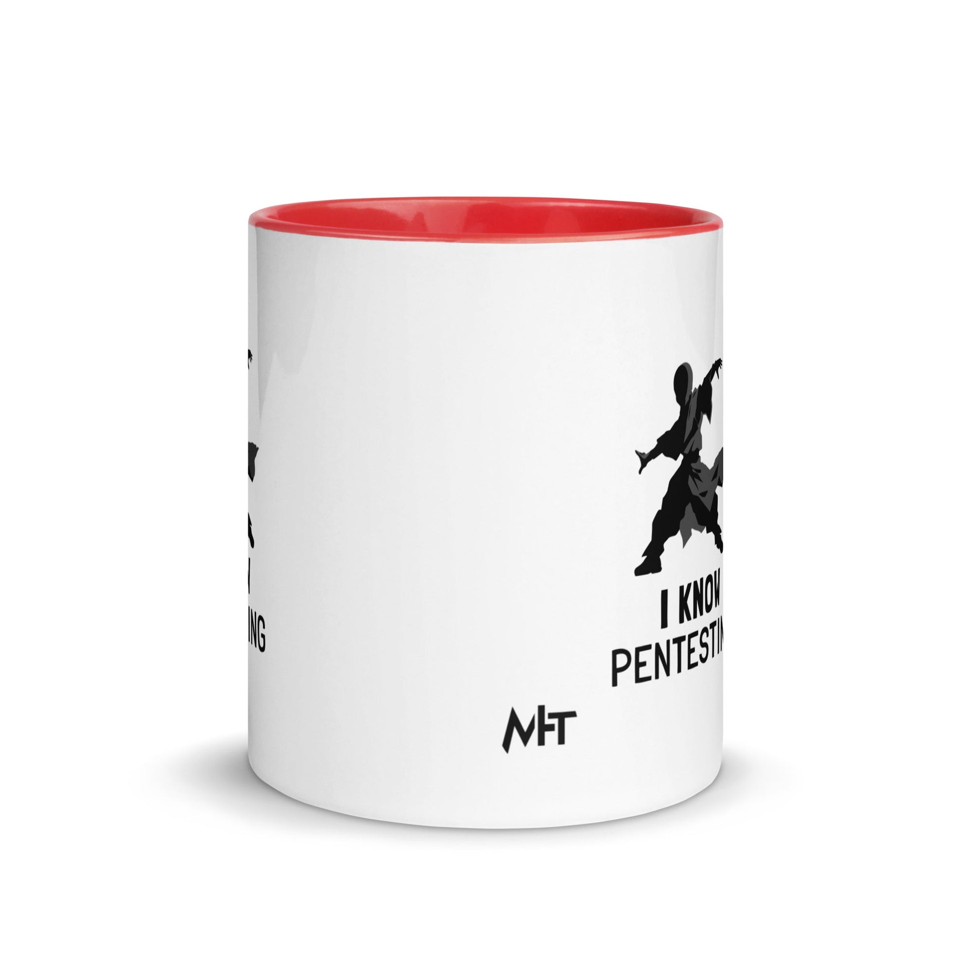 I Know Pentesting - Mug with Color Inside by DarkByteGear