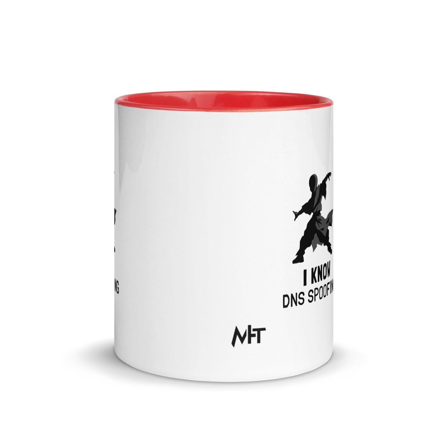 I Know DNS Spoofing - Mug with Color Inside by DarkByteGear