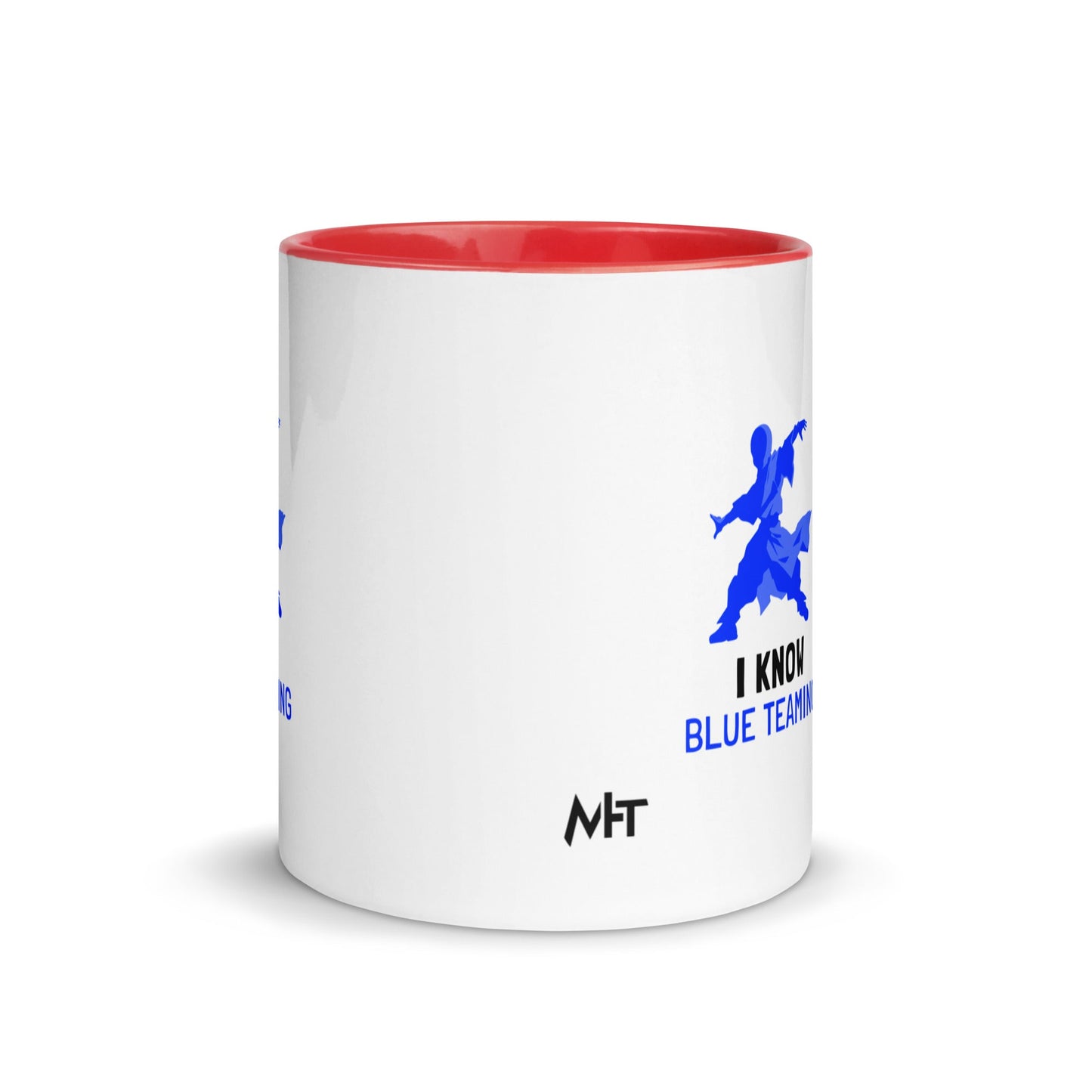 I Know Blue Teaming - Mug with Color Inside by DarkByteGear