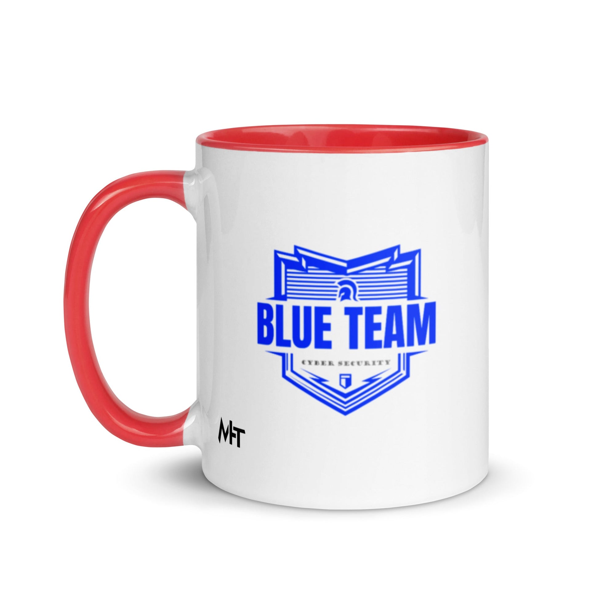 Cyber Security Blue Team - Mug with Color Inside by DarkByteGear