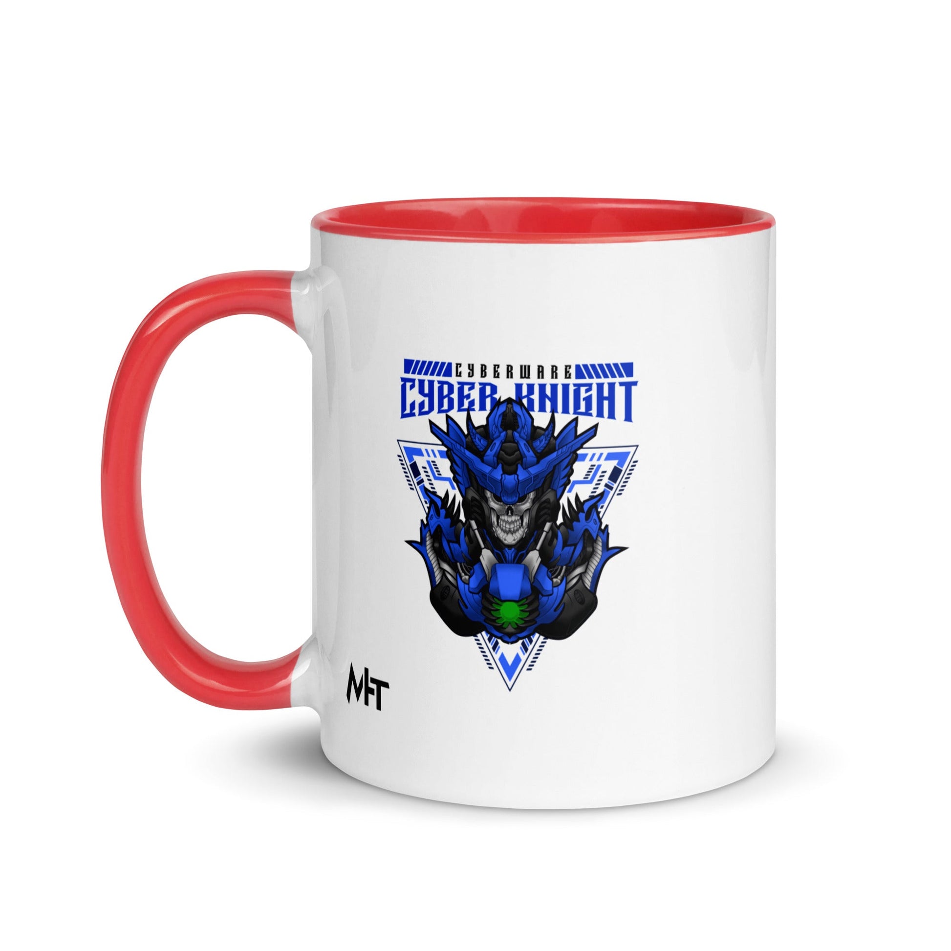 CyberWare Cyber knight - Mug with Color Inside by DarkByteGear