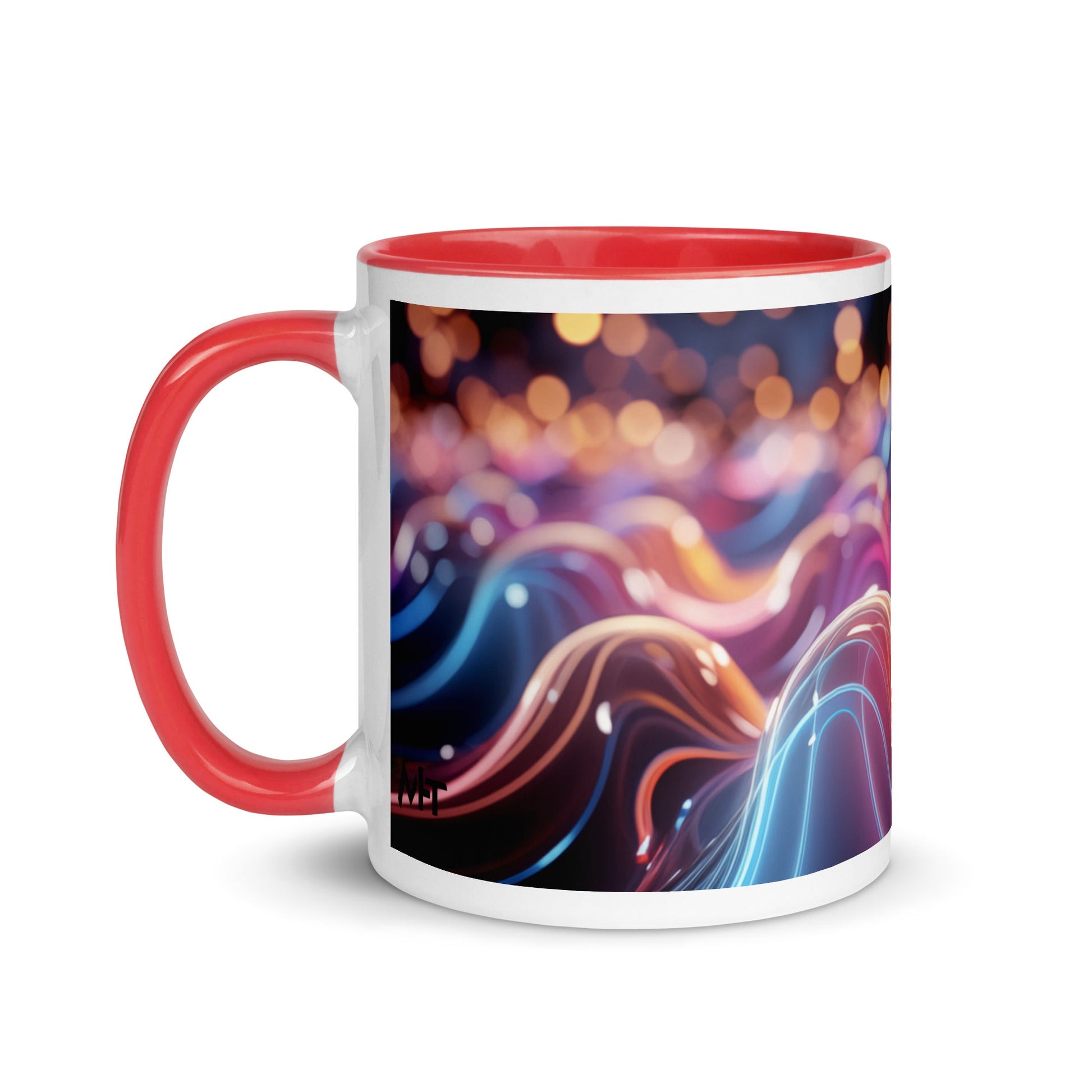 Neon AI - Mug with Color Inside by DarkByteGear