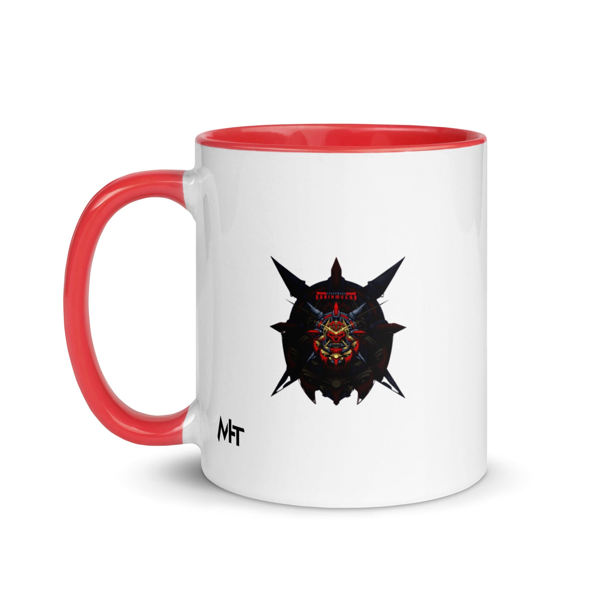 Cyberware Ronin Mecha - Mug with Color Inside by DarkByteGear