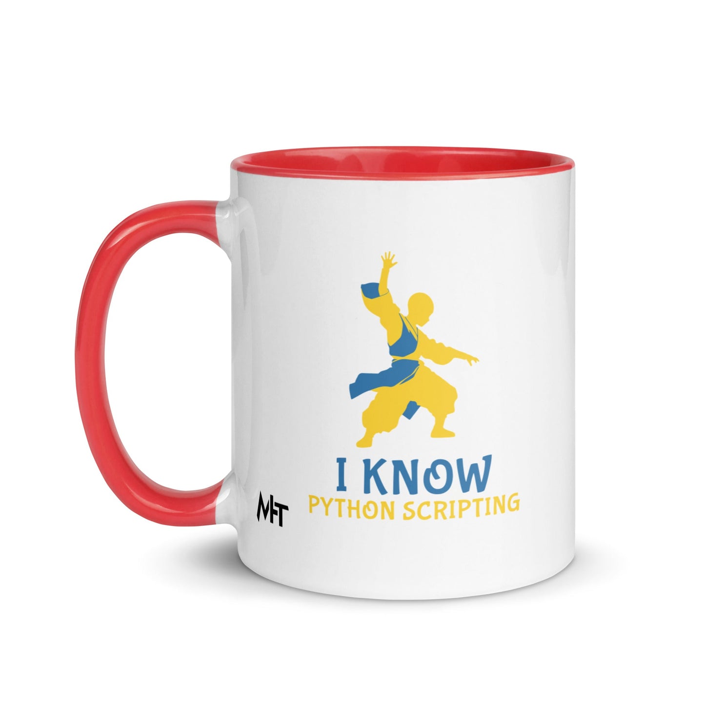 I Know Python Scripting - Mug with Color Inside by DarkByteGear