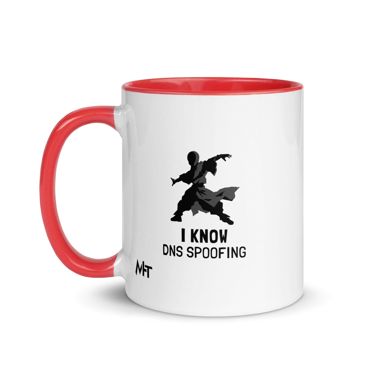 I Know DNS Spoofing - Mug with Color Inside by DarkByteGear