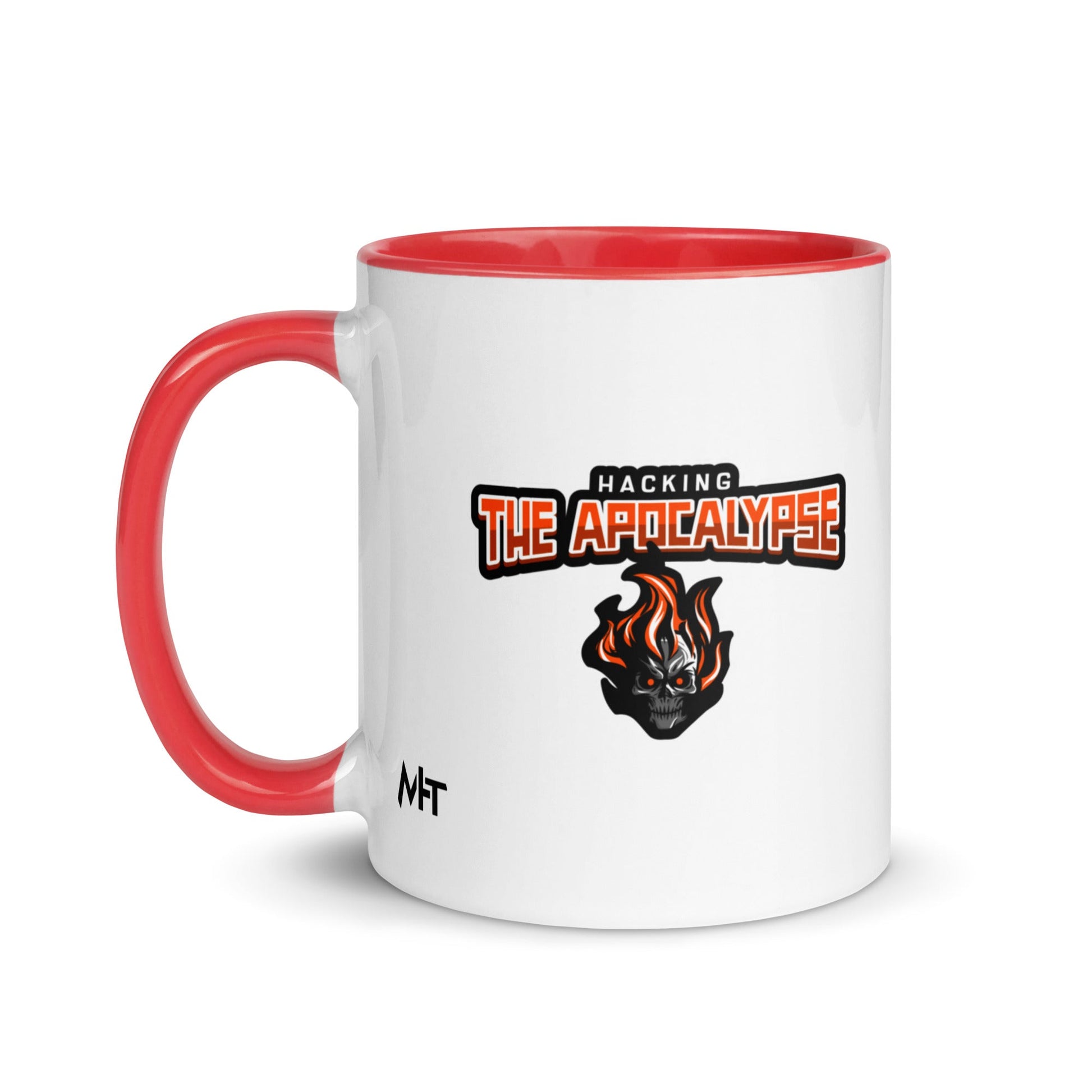 Hacking the Apocalypse V1 - Mug with Color Inside by DarkByteGear