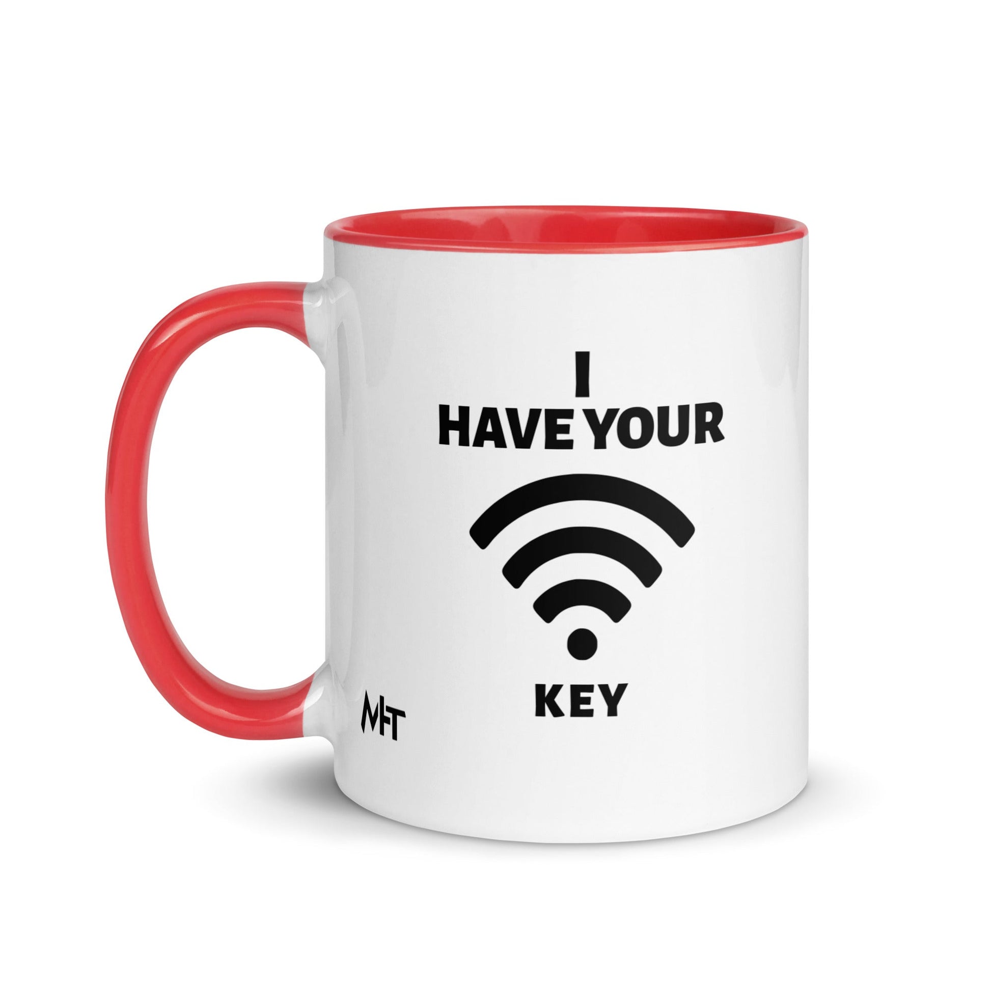 I have your Wi-Fi password - Mug with Color Inside by DarkByteGear