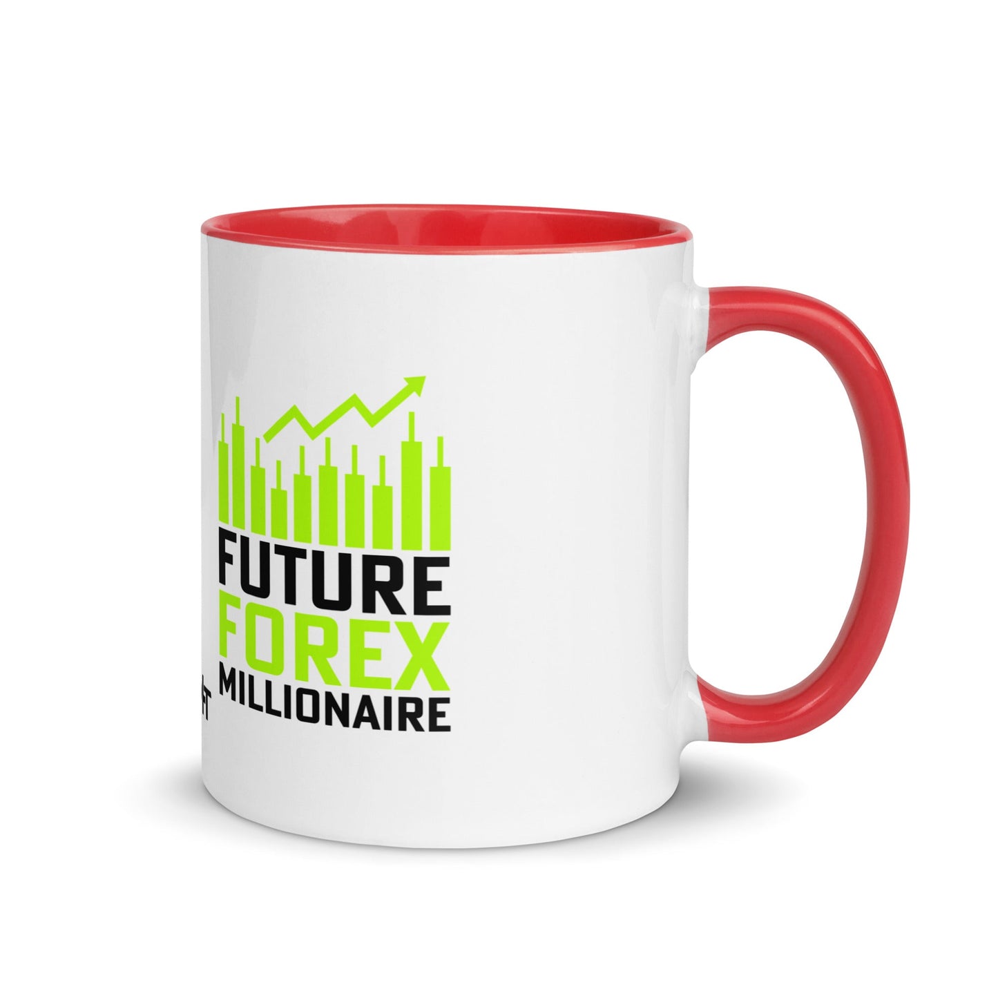 Future Forex Millionaire in Dark Text - Mug with Color Inside by DarkByteGear