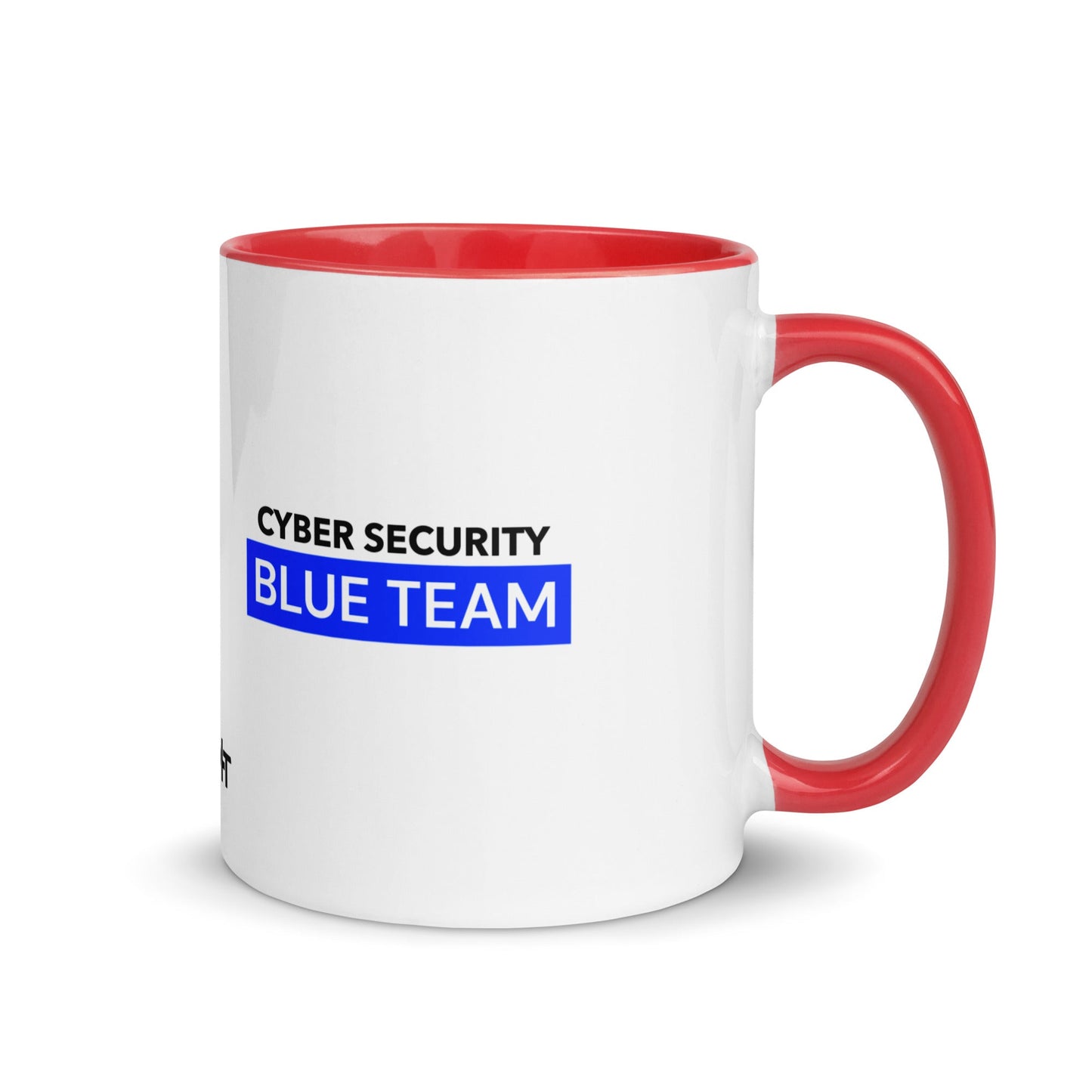 Cyber Security Blue Team V7 - Mug with Color Inside by DarkByteGear